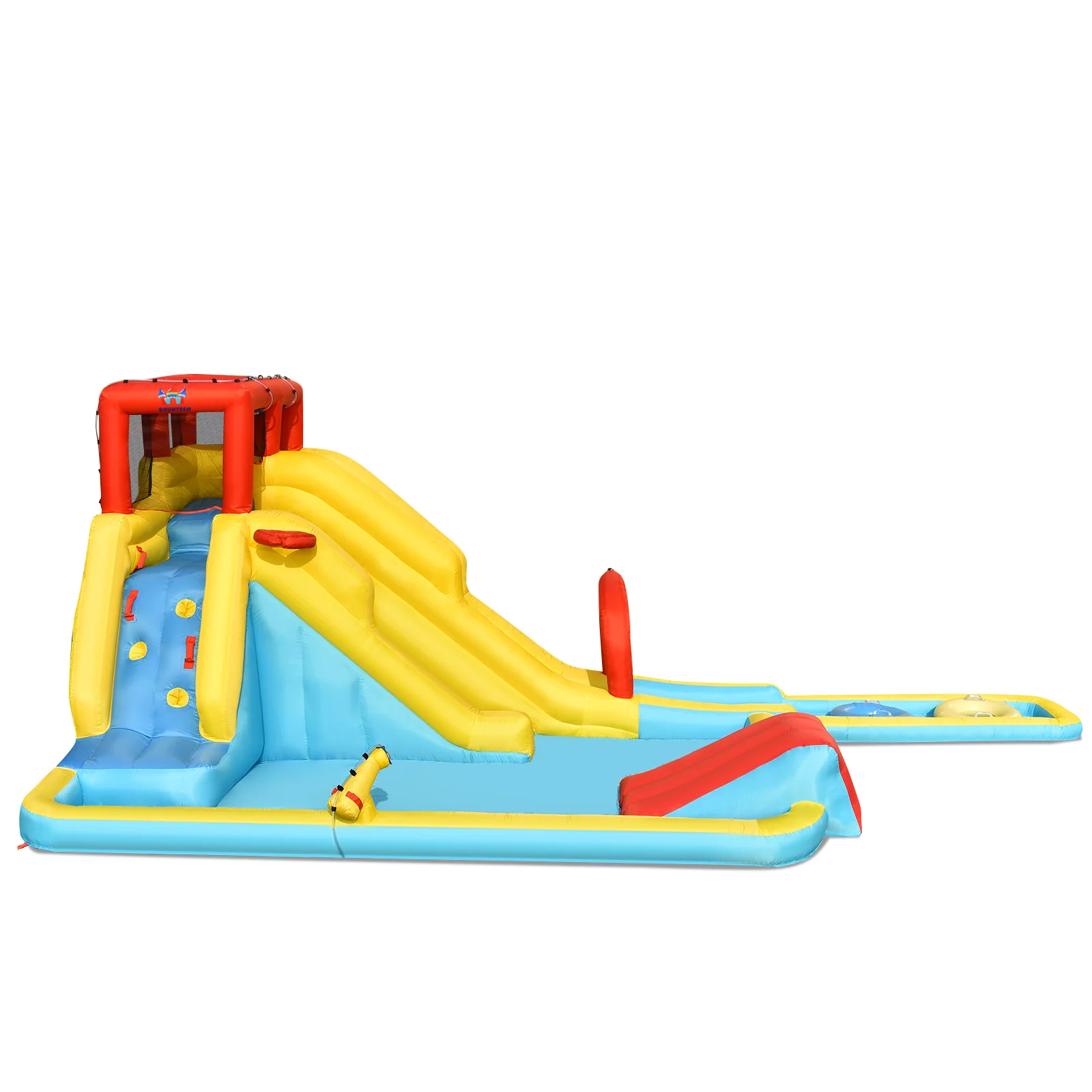 Topbuy Inflatable Water Slide Castle House Water Gun & Climbing Wall (Without Blower) - Womvr