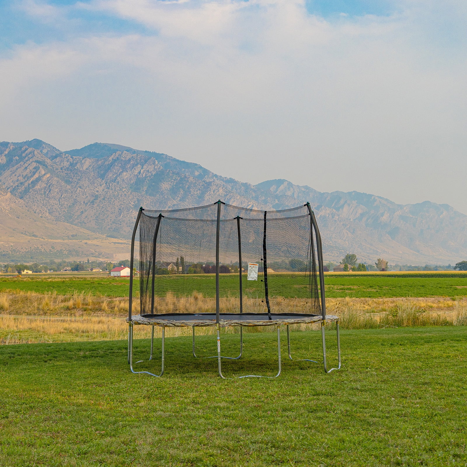Skywalker Trampolines 12' Trampoline, with Safety Enclosure, Blue - Womvr