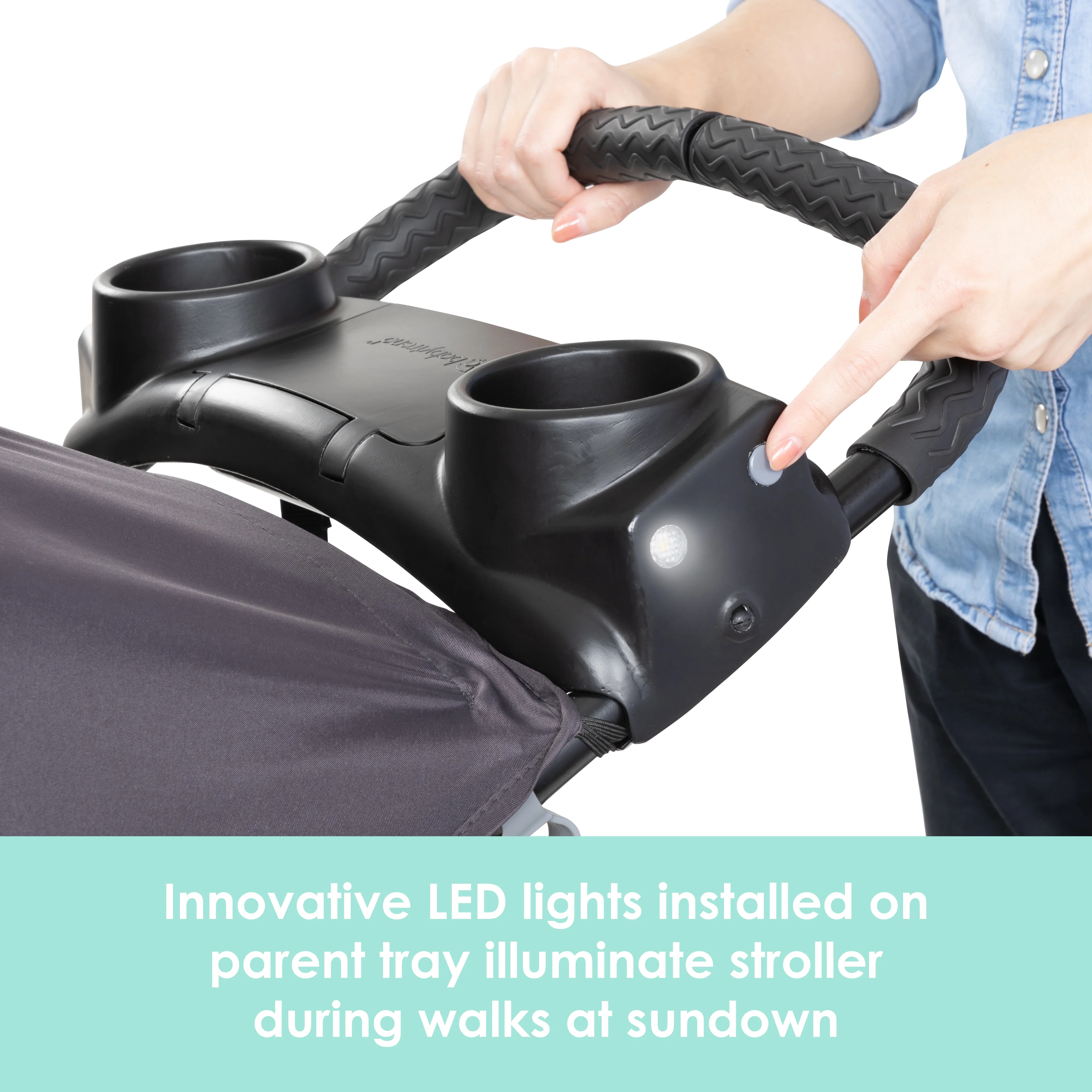 Baby Trend Xcel-R8 Plus Jogging Stroller - Liberty Grey - Womvr