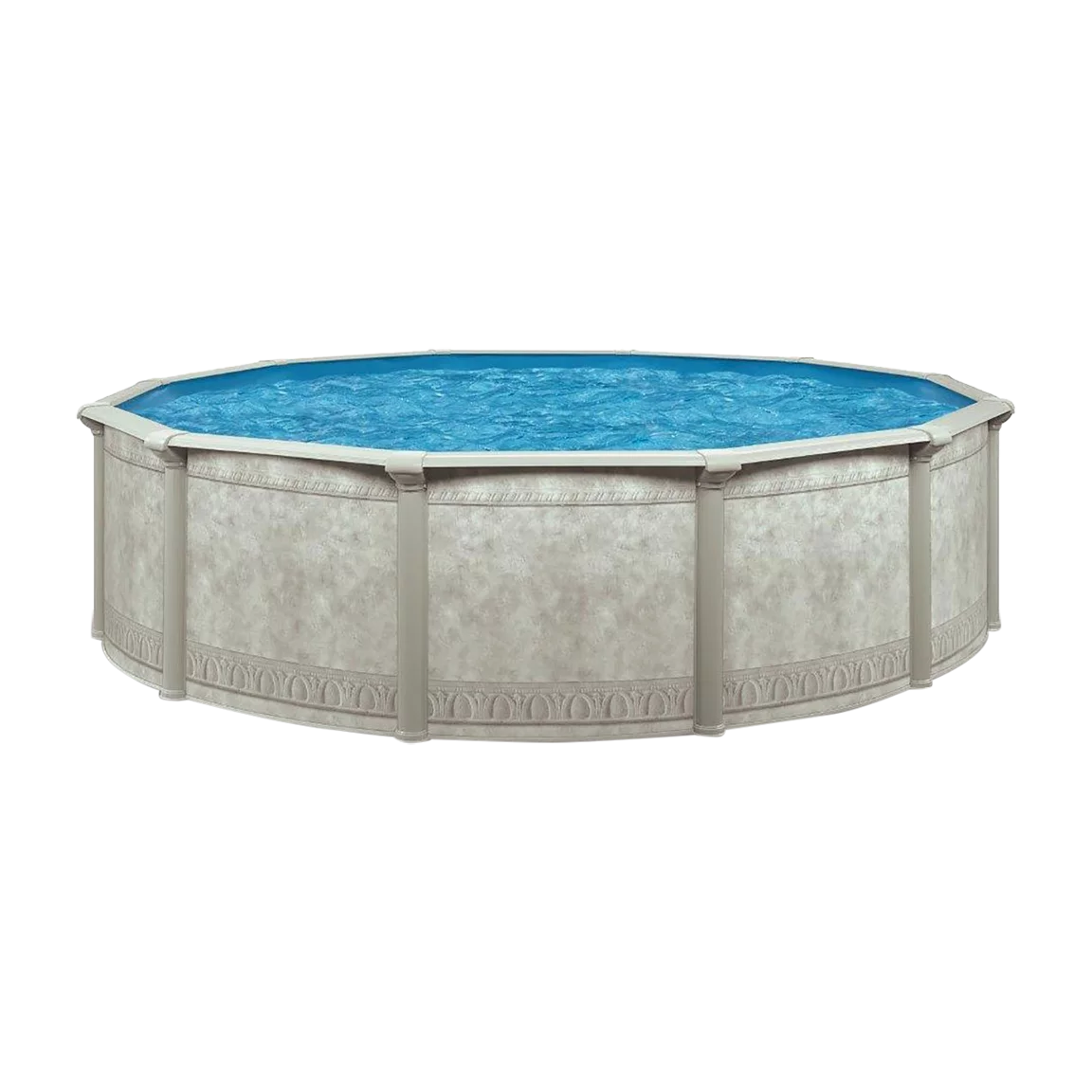 Aquarian Khaki Venetian 18ft x 52in Above Ground Swimming Pool Package - Womvr