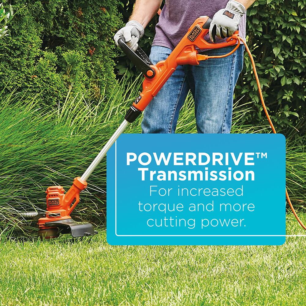 BLACK+DECKER String Trimmer With Auto Feed, Electric, 6.5-Amp, 14-Inch, (BESTA510) - Womvr