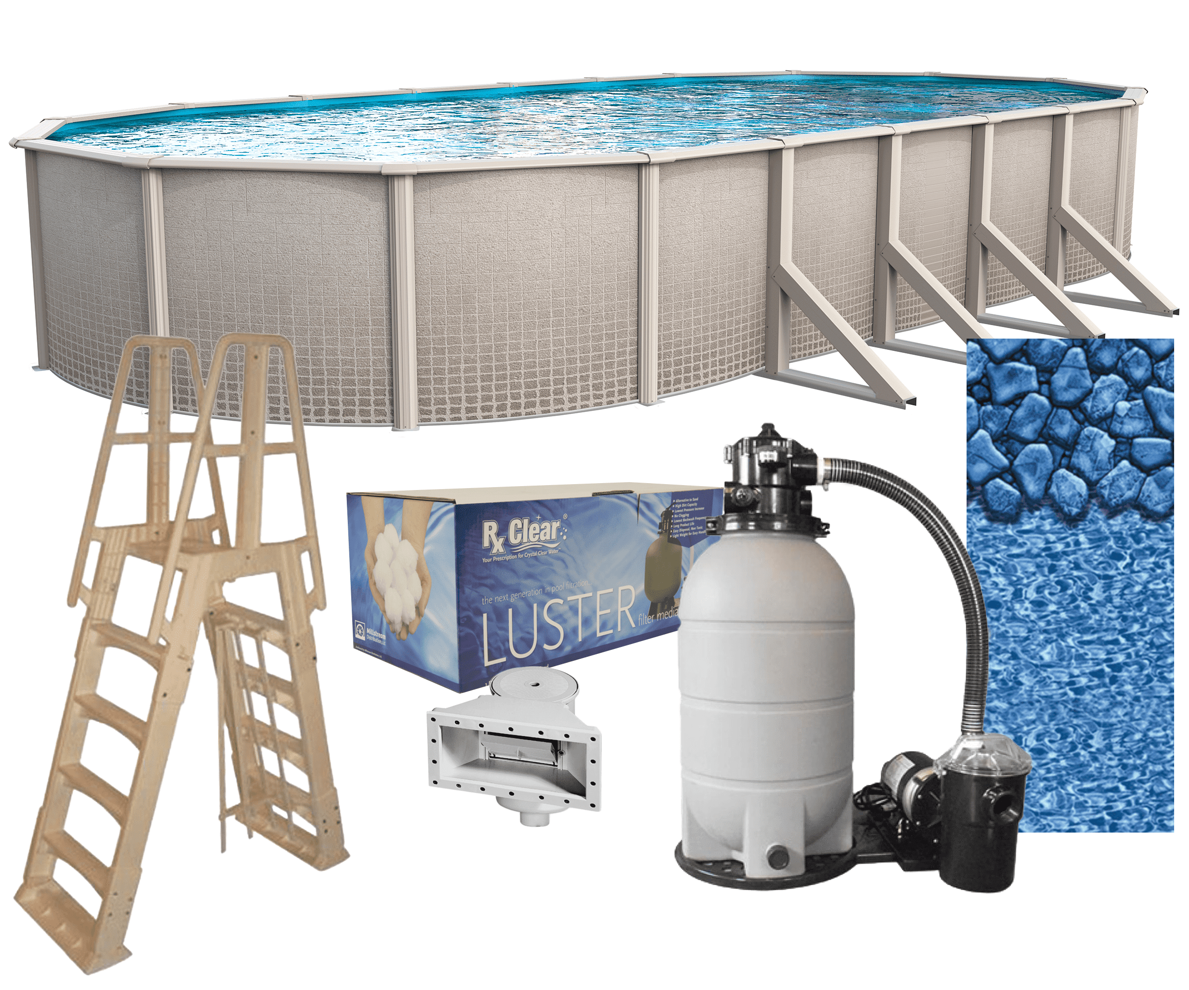 Lake Effect Pools 15' x 30' Oval 48