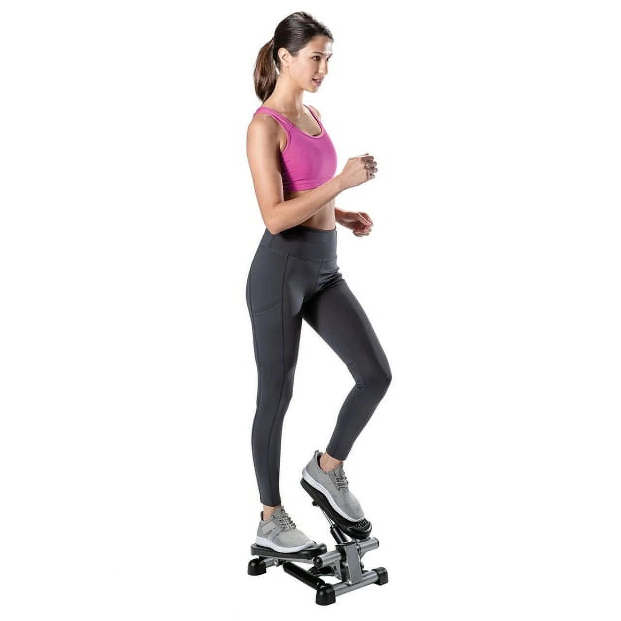 Athletic Works Mini Stepper Machine with Hydraulic Tension Resistance, Compact 14