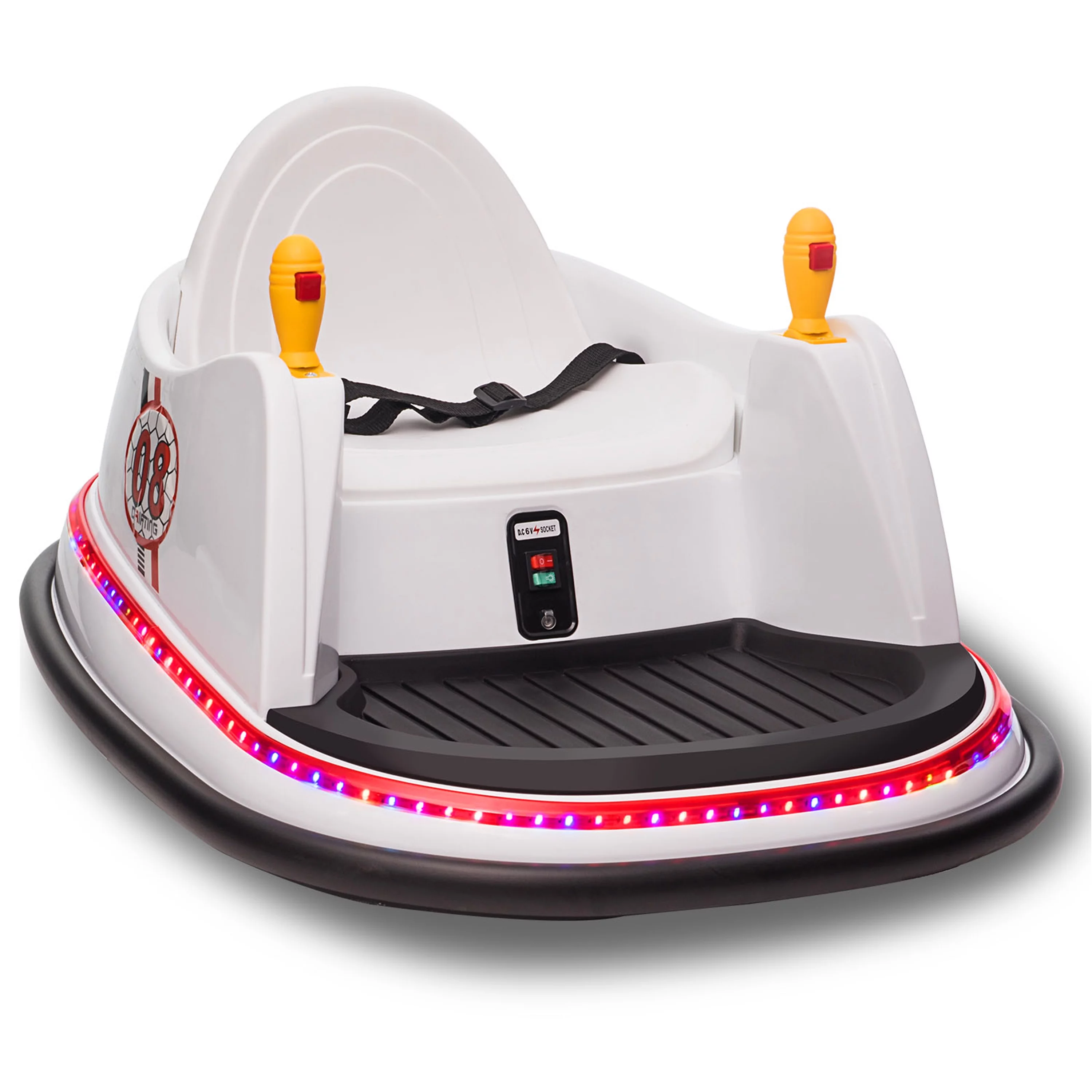 OTTARO 12V Electric Powered Ride on Bumper Car for Girls Boys with Remote Control,360 Spin,Music(Lavender) - Womvr