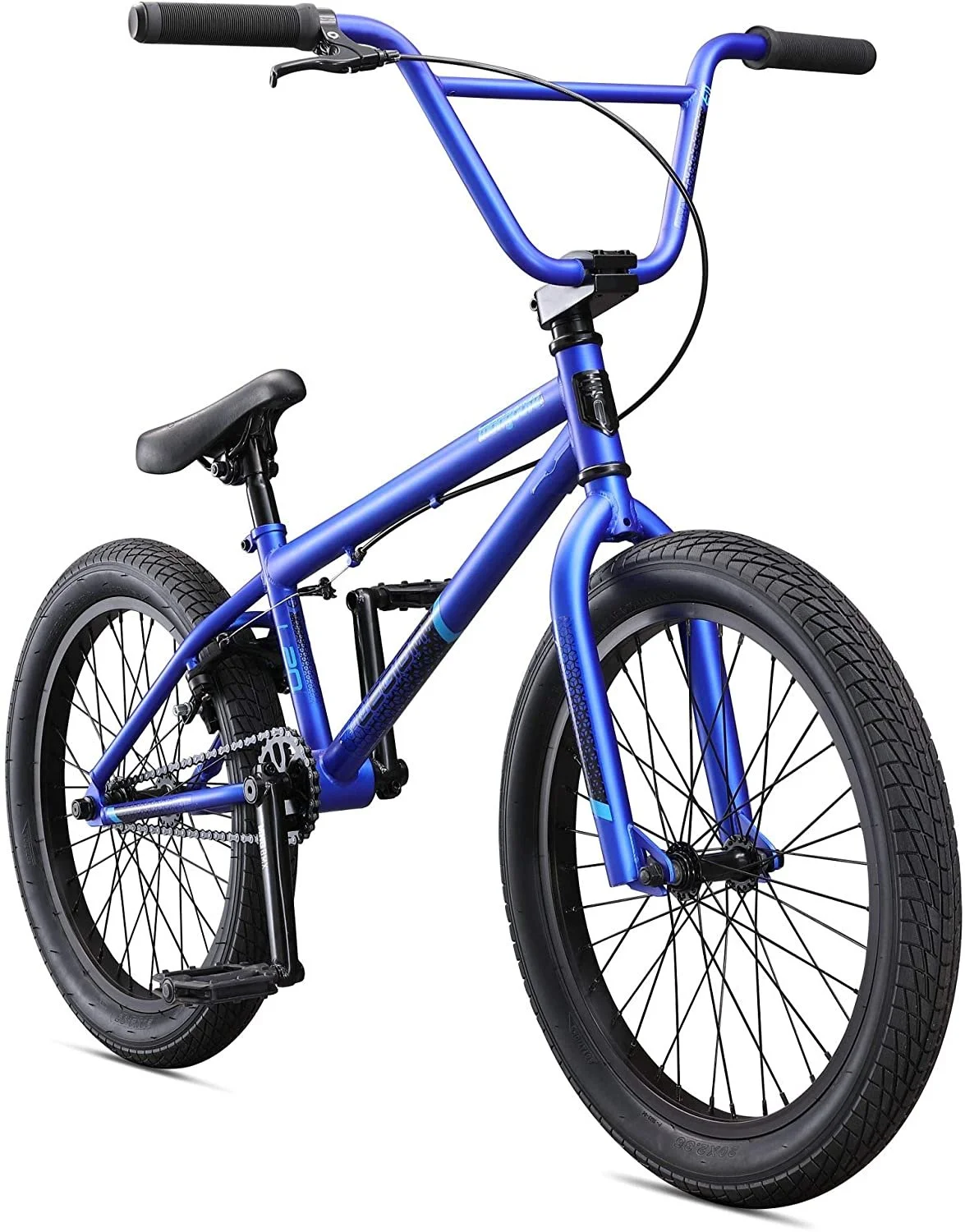 Mongoose Legion L20 Freestyle BMX Bike Line for Beginner-Level to Advanced Riders, Steel Frame, 20-Inch Wheels, Black - Womvr