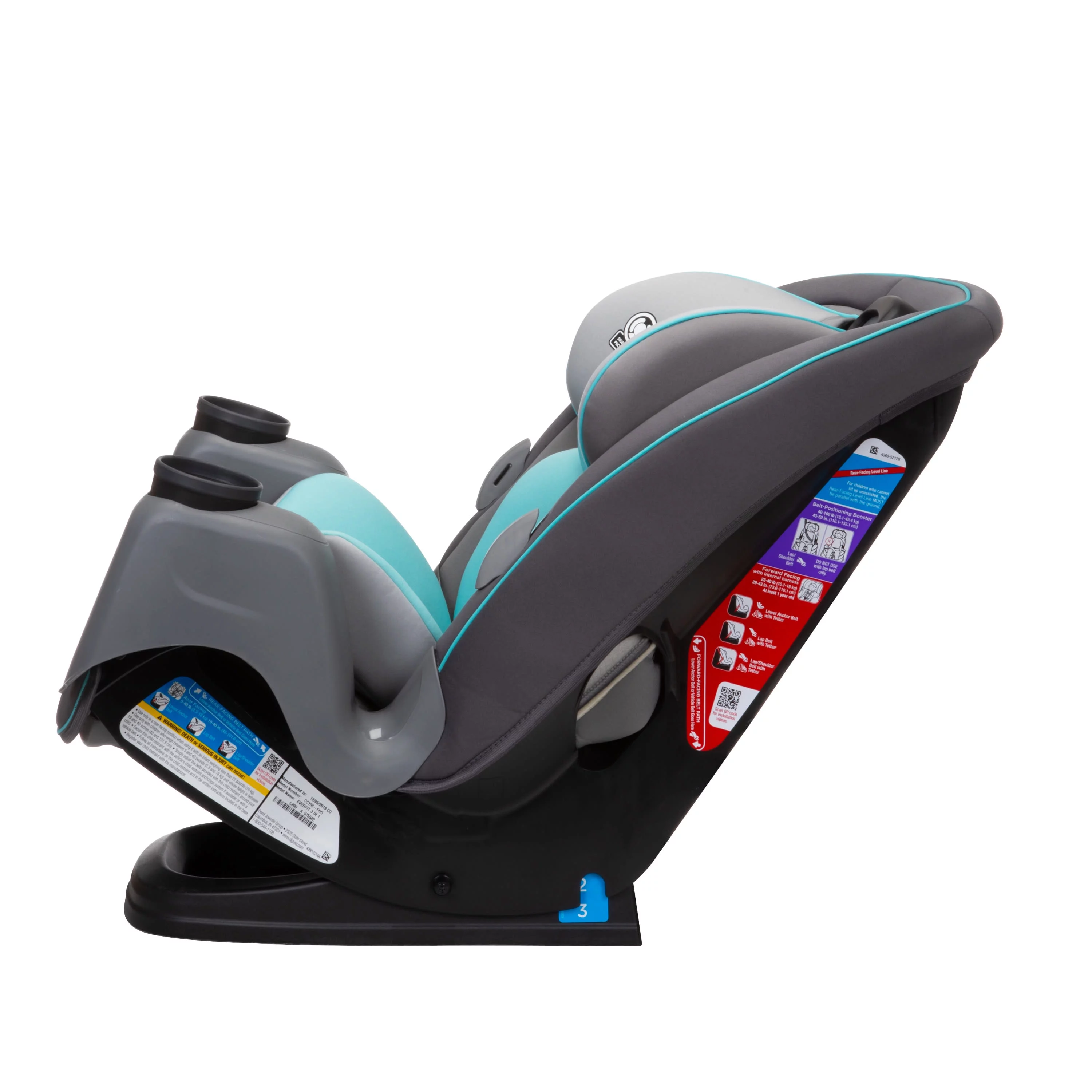 Safety 1st Grow and Go Sprint All-in-One Convertible Car Seat, Soapstone II - Womvr