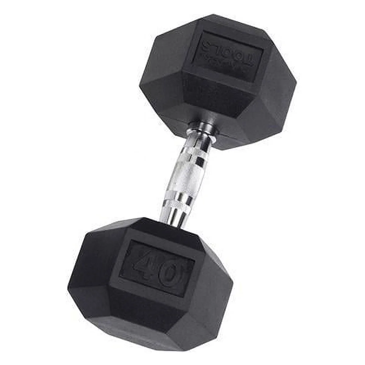 Rubber Coated Hex Dumbbells 55 lb. - Womvr