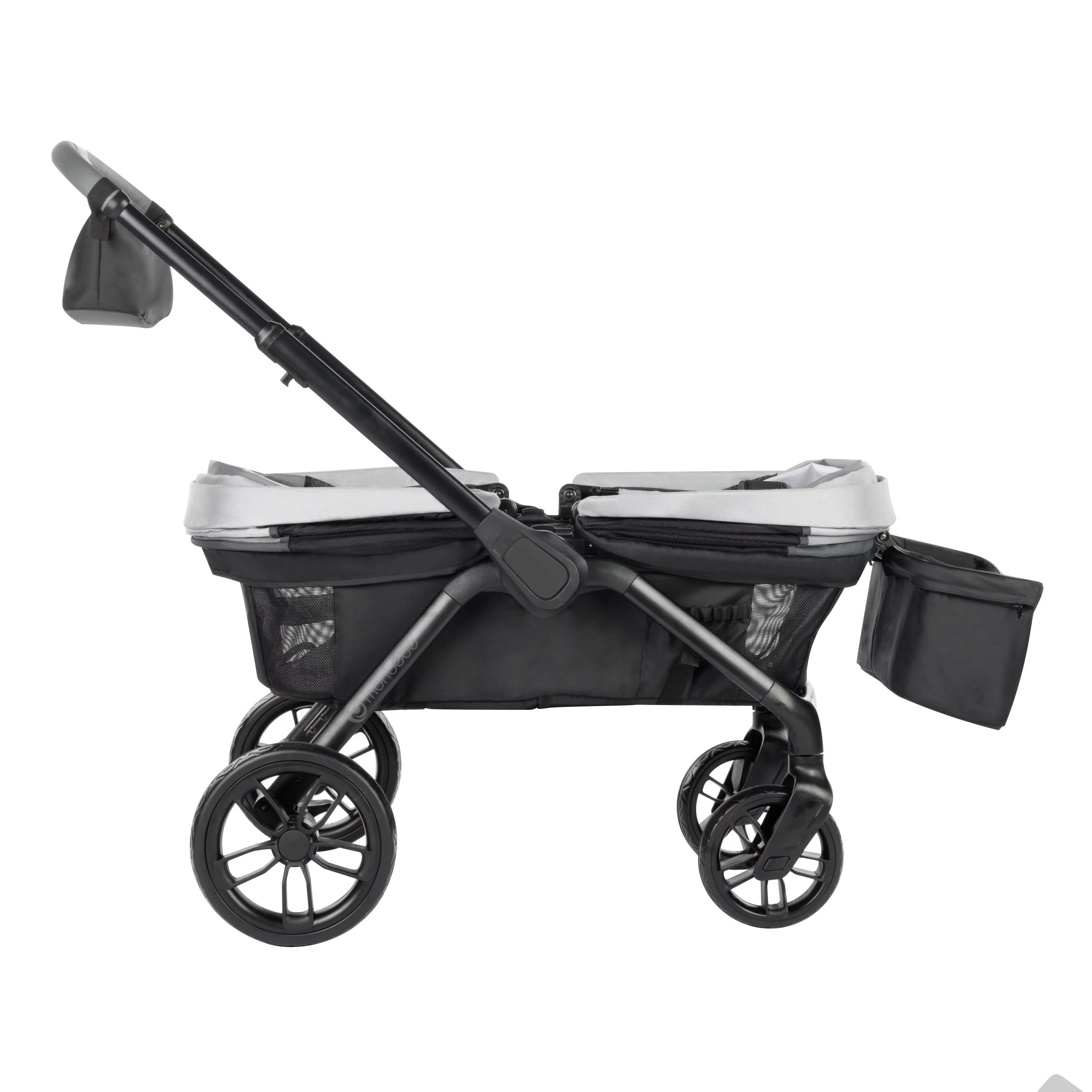 Monbebe Everyday Outings Wagon Stroller, Cobblestone Grey - Womvr