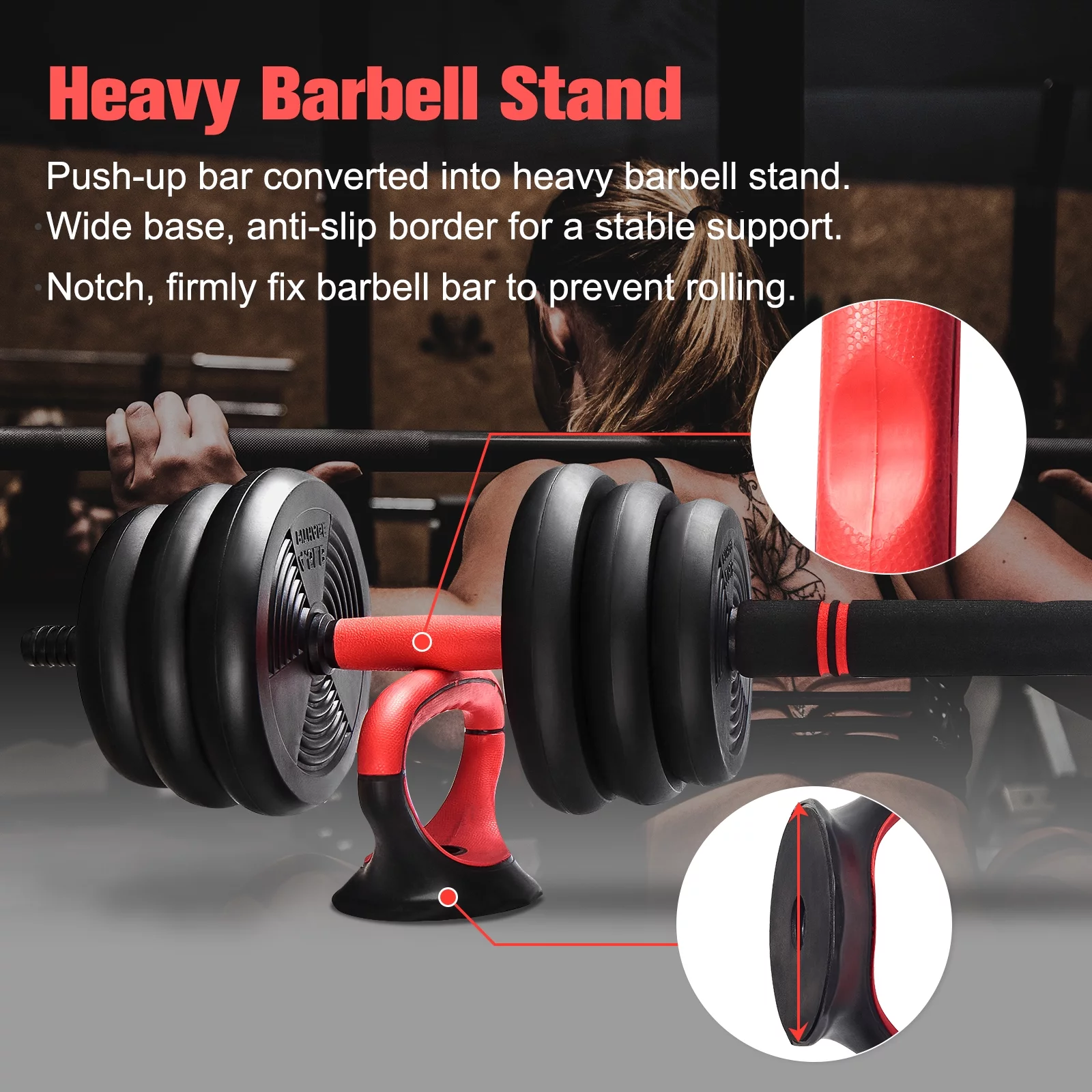 Pithage 5 in 1 Dumbbell Barbell Kettlebell Set 40LB Adjustable Free Weight Set  for Home Gym, Black - Womvr