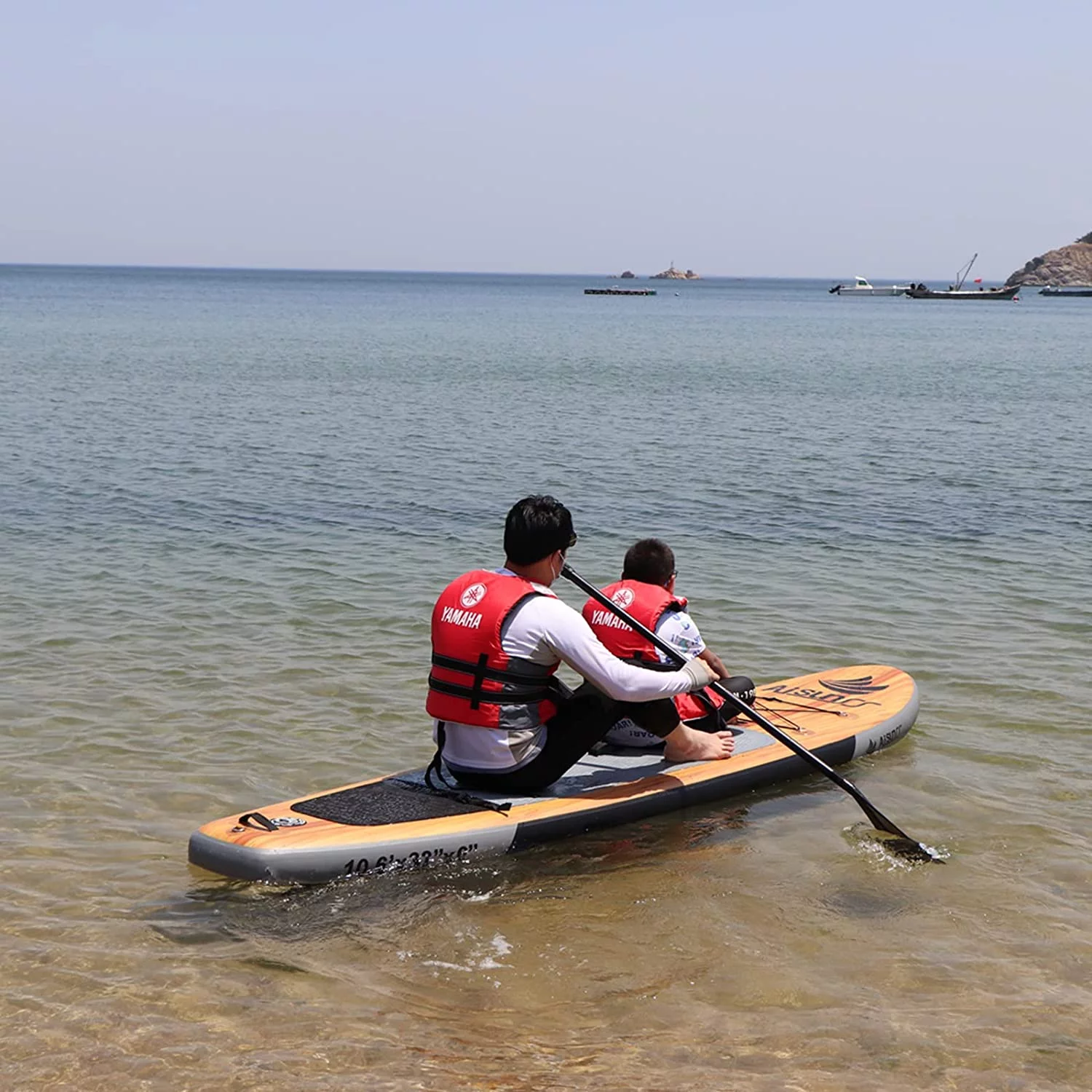 AISUNSS Inflatable Stand up Paddle Board, 10.6Ft Premium SUP Board with All Accessories - Womvr