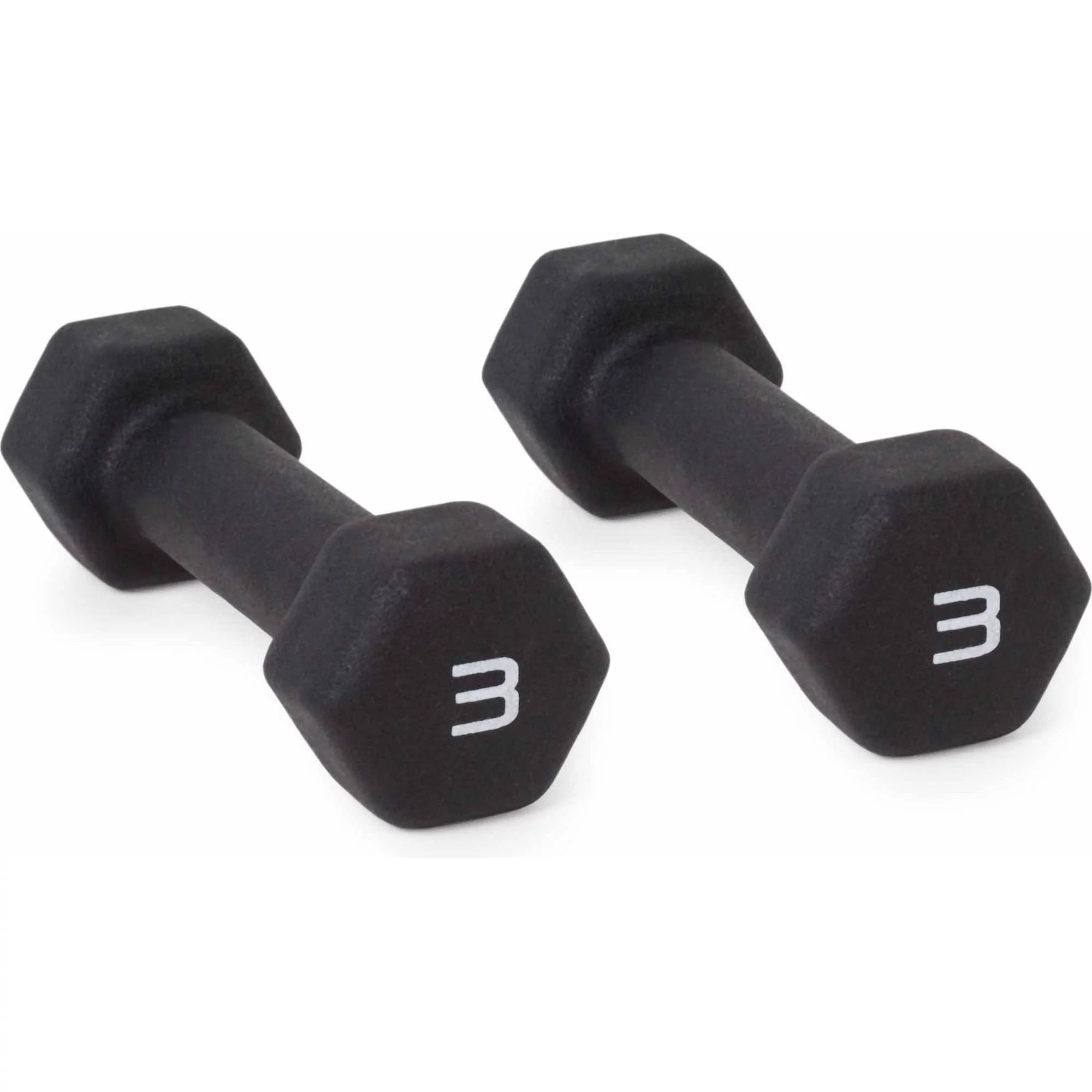 CAP Barbell, 15lb Black Neoprene Dumbbell, Pair - Womvr