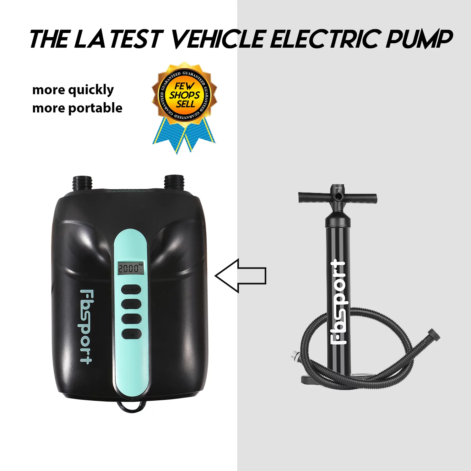 Fbsport Inflatable Elextric Paddle Board, Stand UP Paddleboard 11' Length with Electric Pump SUP Accessories - Womvr