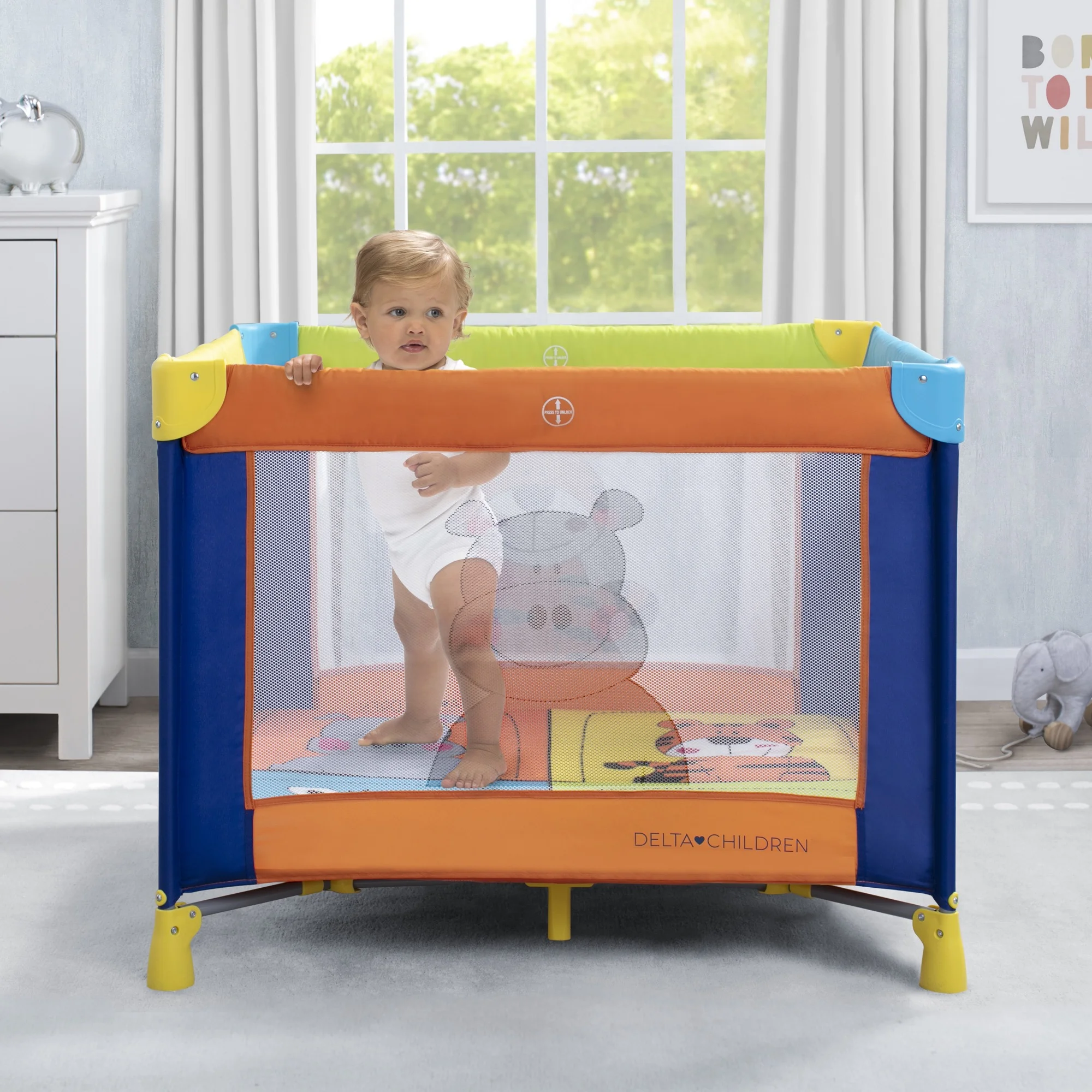 Delta Children Play Yard, Safari Fun, 36