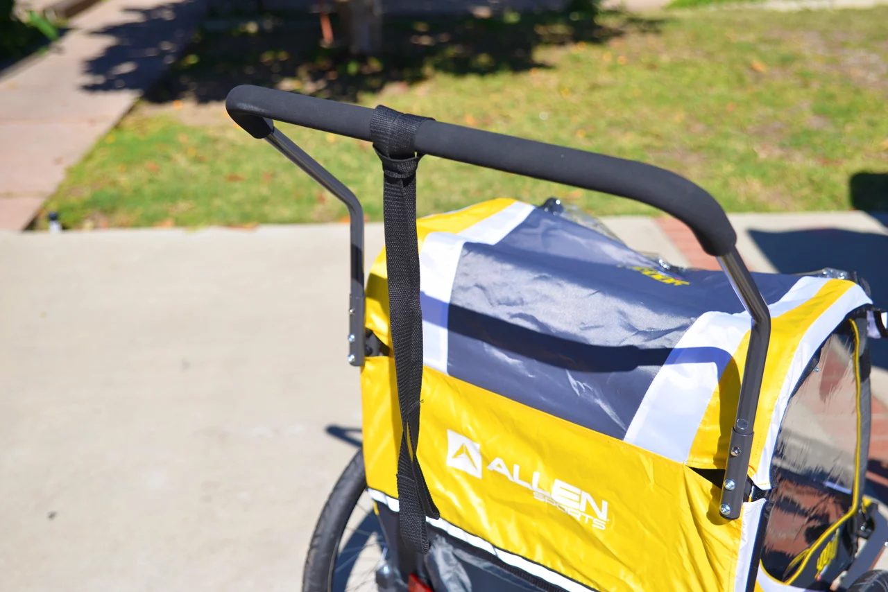 Allen Sports Deluxe Steel 2-Child Bicycle Trailer and Stroller, S2 - Womvr