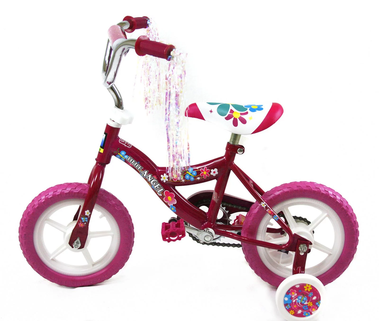 Little Angel Flower 12-inch Girls Bike (Pink) - Womvr