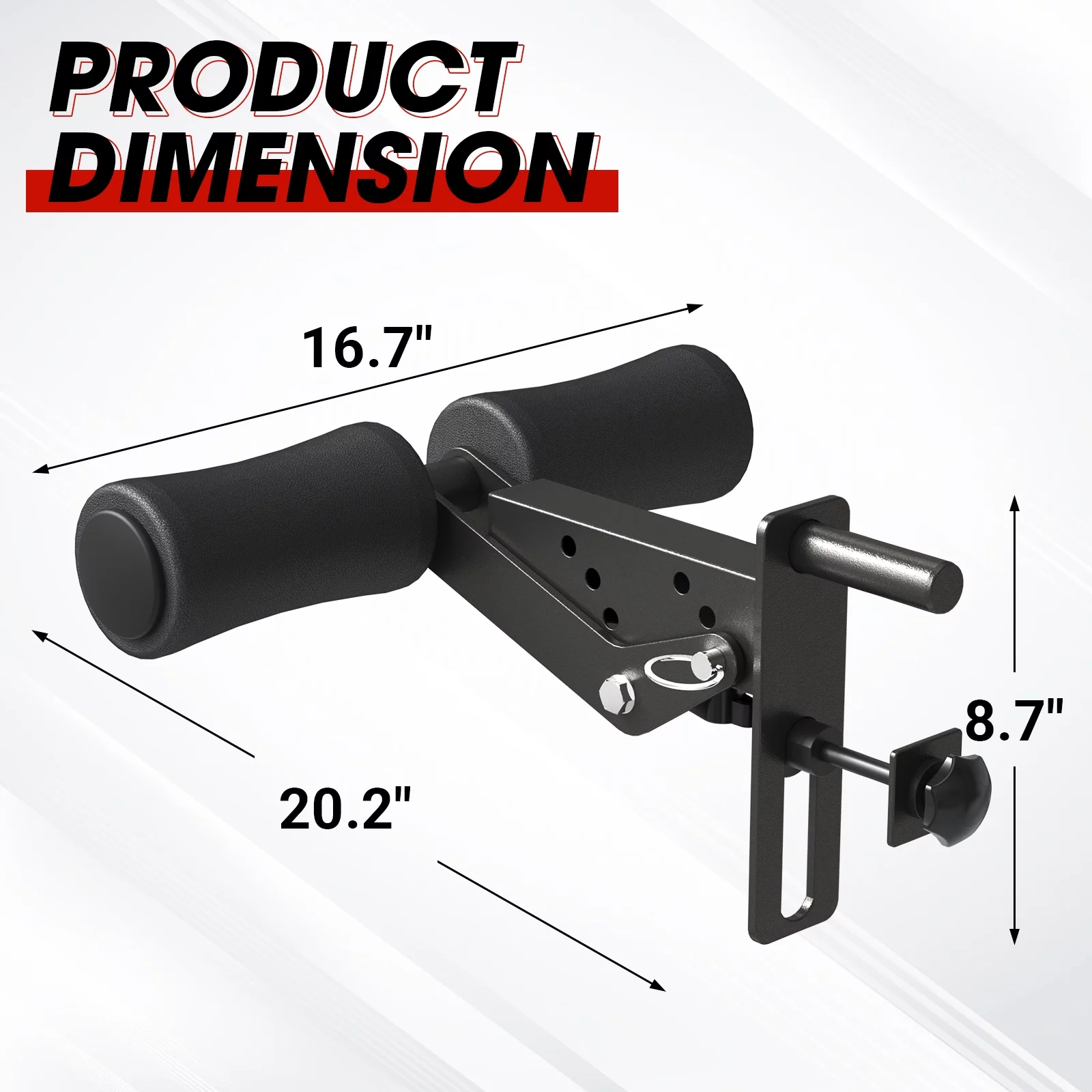 Mikolo Home Gym Equipment Leg Holder Attachment for Smith Machine and Power Rack - Womvr