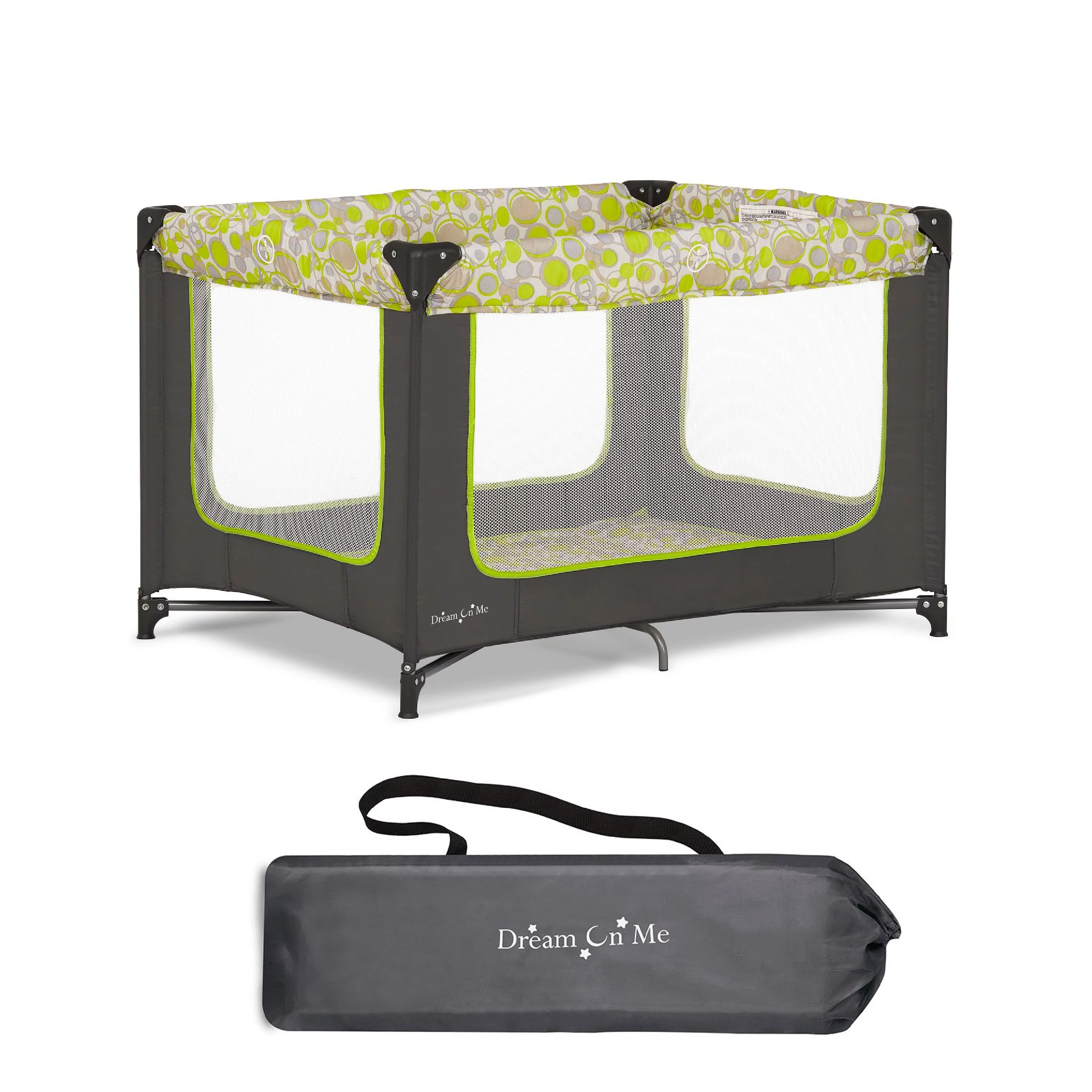 Dream On Me Zodiak Portable Playard with Carry Bag & Shoulder Strap, Navy - Womvr