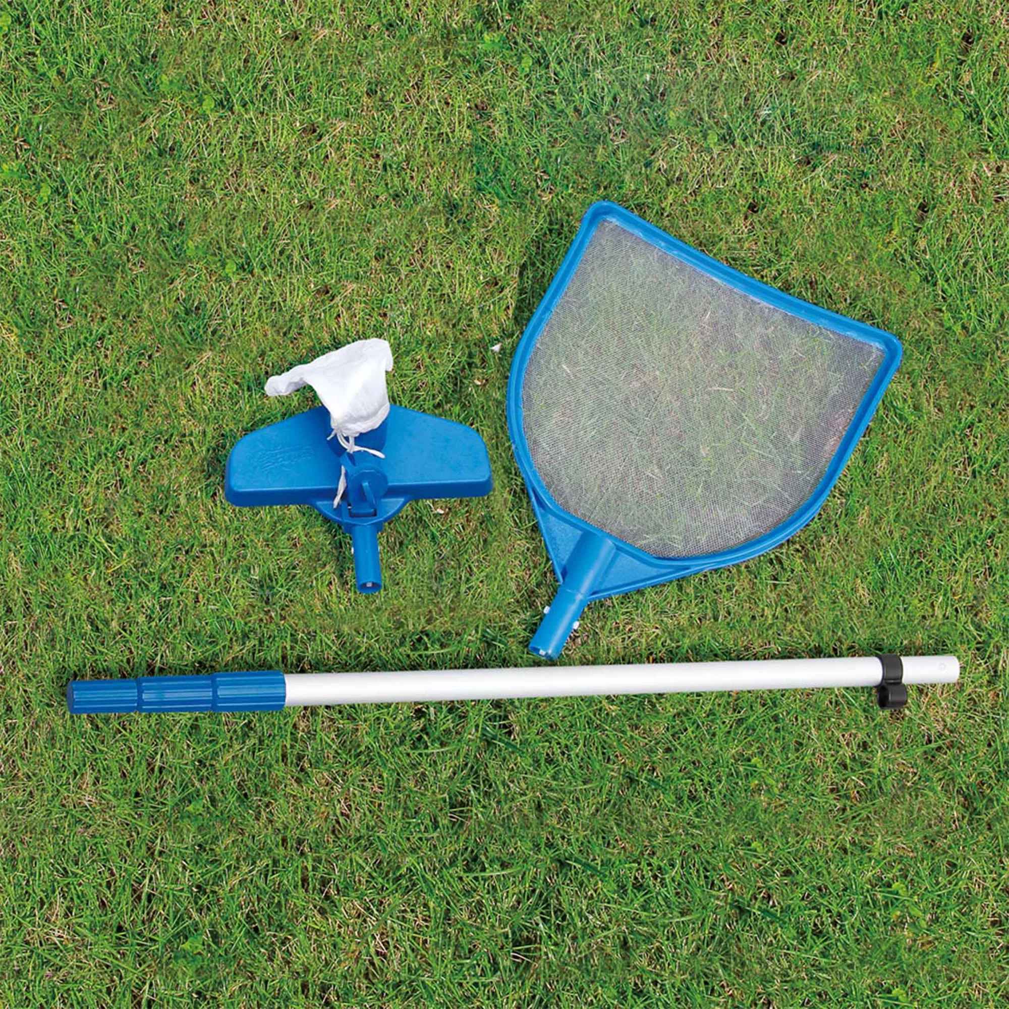 Summer Waves 24 x 12 x 4.5' Rectangle Above Ground Frame Swimming Pool Set - Womvr