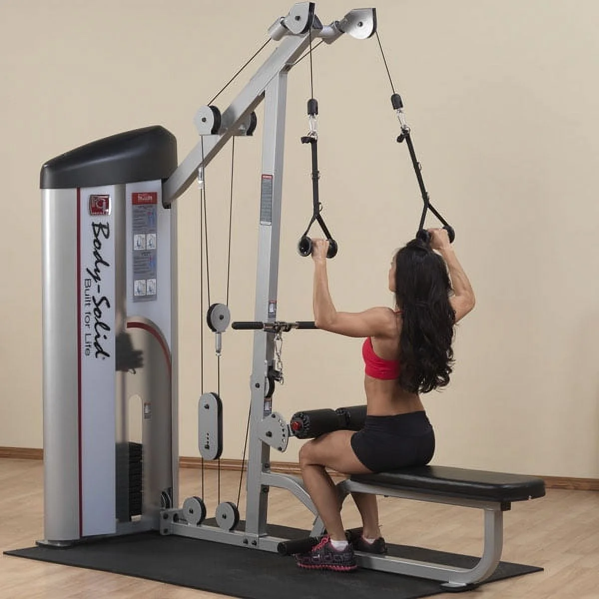 Lat Pulldown and Low Row Machine with 235 lbs. Weight Stack - Womvr