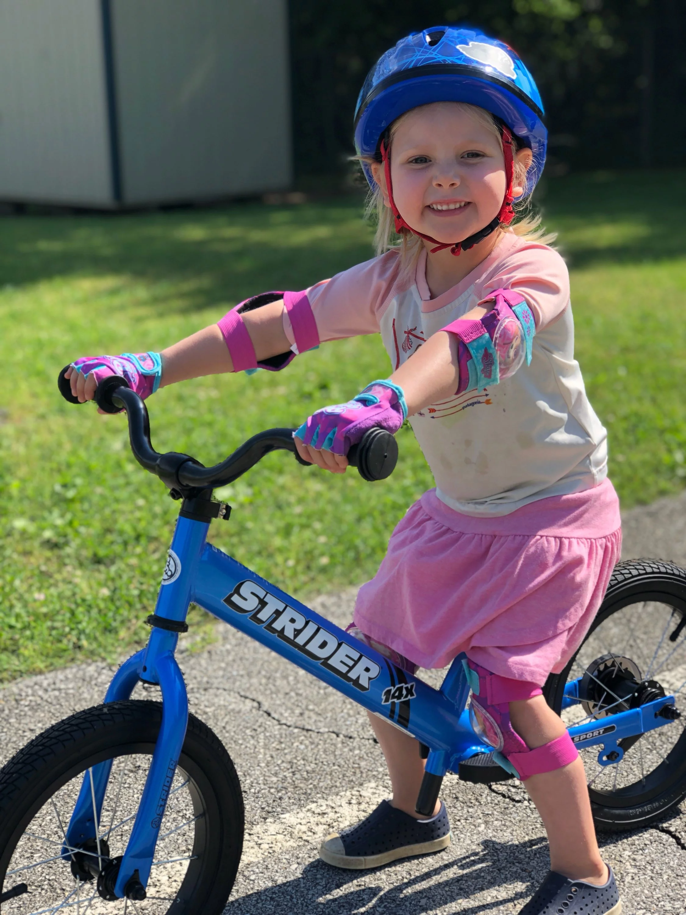 Strider - 14x Sport Balance Bike, Ages 3-7 Years, Pedal Conversion Kit Sold Separately - Awesome Blue - Womvr
