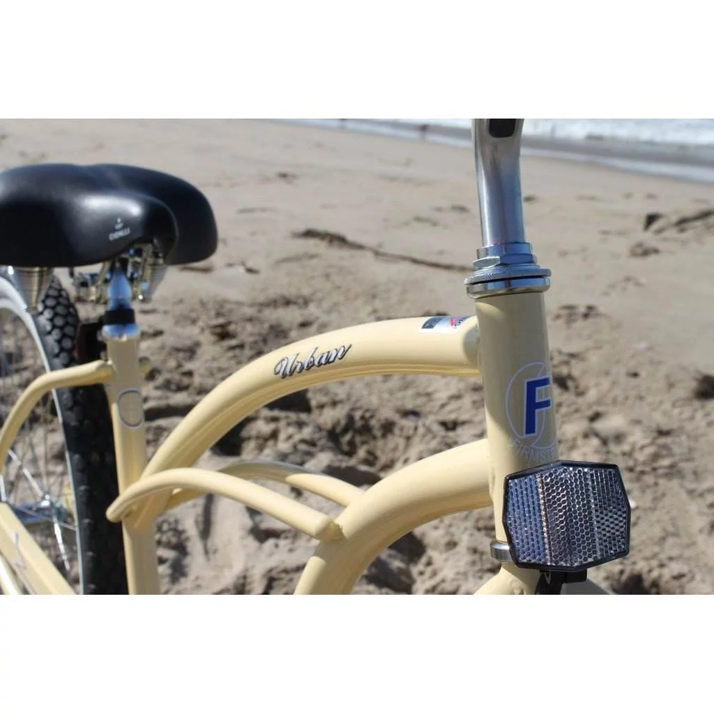 Firmstrong Urban Lady, 24 In., Women's, Single Speed Bicycle, Vanilla - Womvr