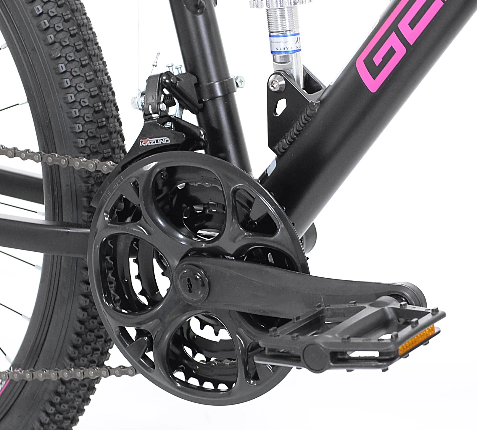 Kent Genesis 26 in. Maeve Women's Mountain Bike, Black and Pink - Womvr