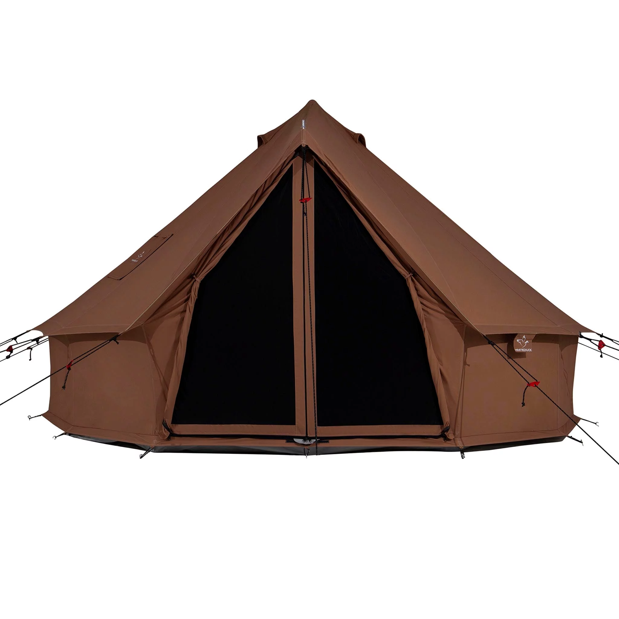 WHITEDUCK Regatta Canvas Bell Tent w/Stove Jack, Sandstone Beige, 13', Water Repellent 4-Season Camp - Womvr
