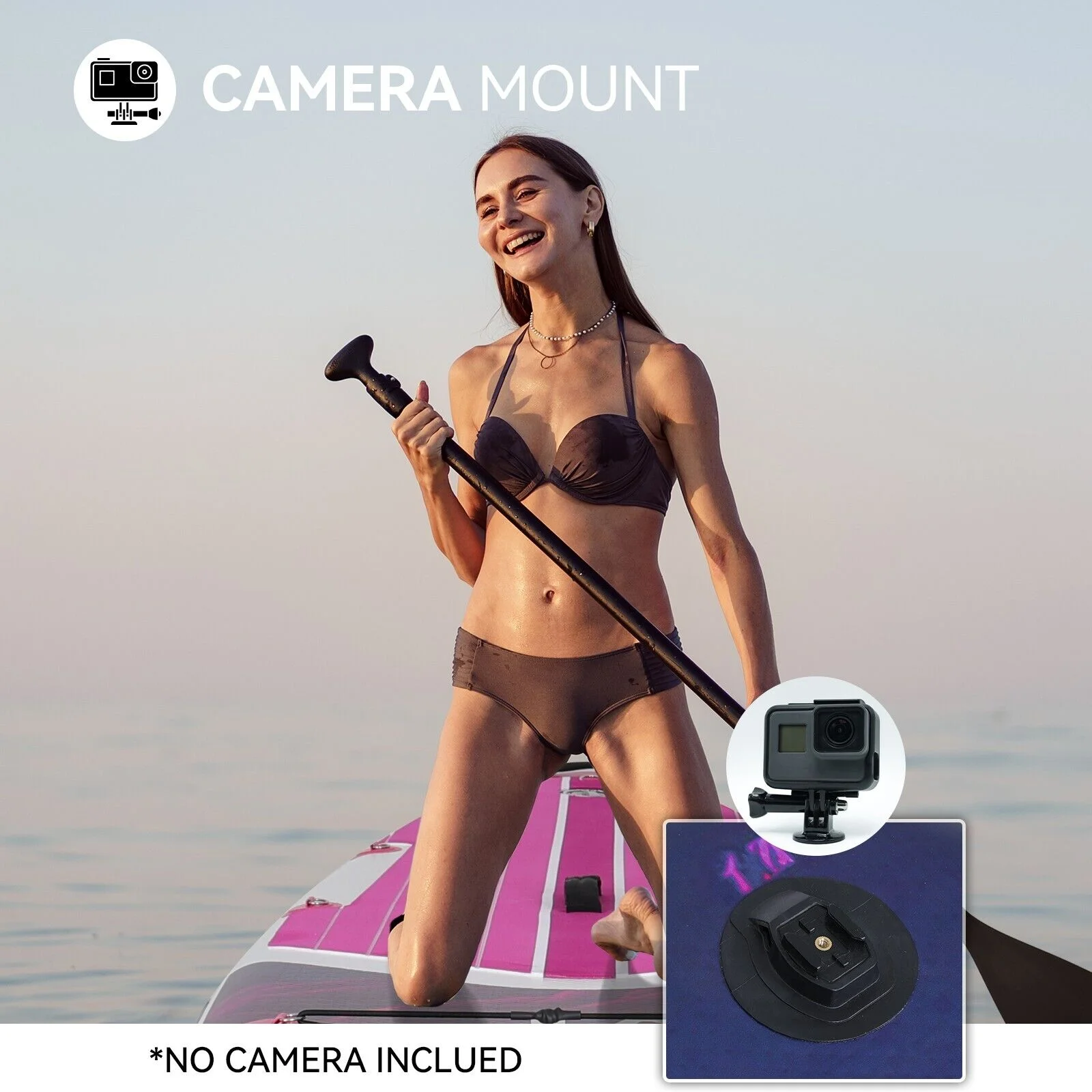 PULUOMIS Inflatable Paddle Board with Seat,Backpack,Hand Pump,Fins,Repair Kit - 11 Ft - Adult - Blue - Womvr