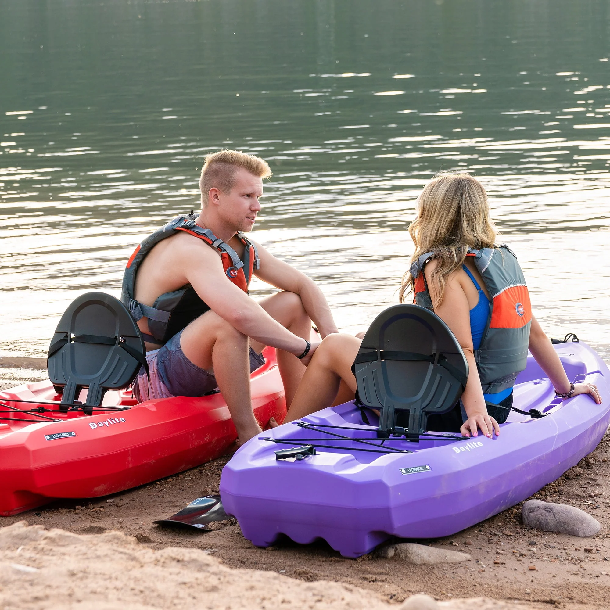Lifetime Daylite 8 ft Sit-on-Top Kayak, Red (90775) - Womvr