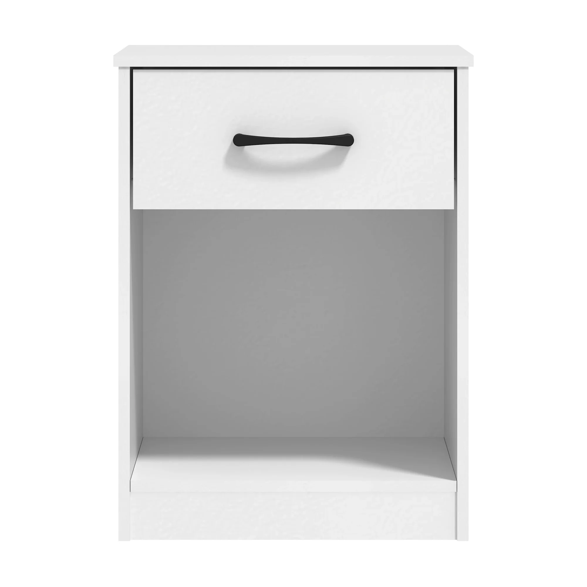 Mainstays Ardent Nightstand with 1 Drawer, White - Womvr