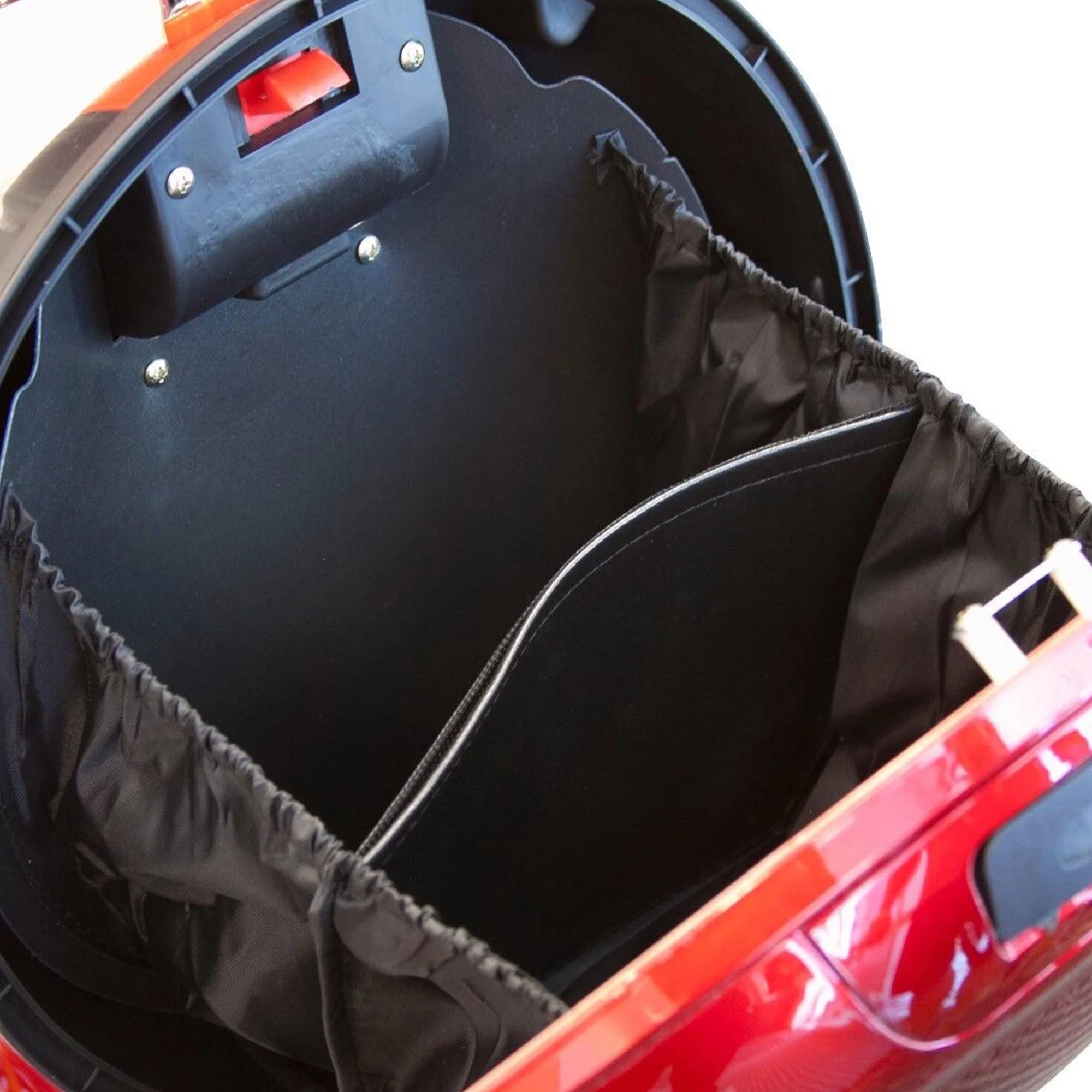 E-Wheels EW-11 Electric Sport Euro 3 Wheel Scooter with Basket, Red - Womvr