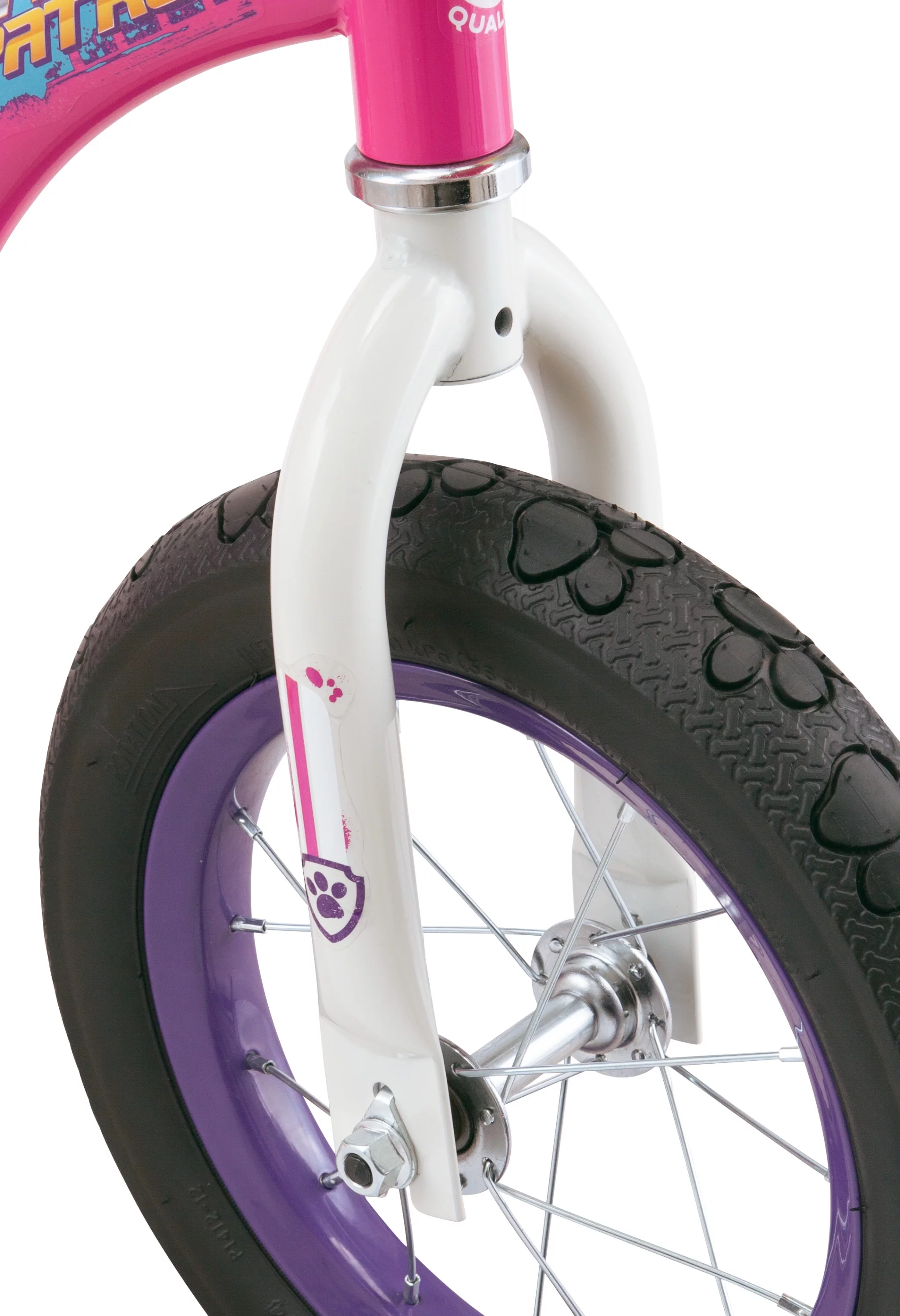 Nickelodeon Paw Patrol Skye Kids Bike for Girls, 12 inch Wheels, Ages 2-4, Magenta Pink - Womvr