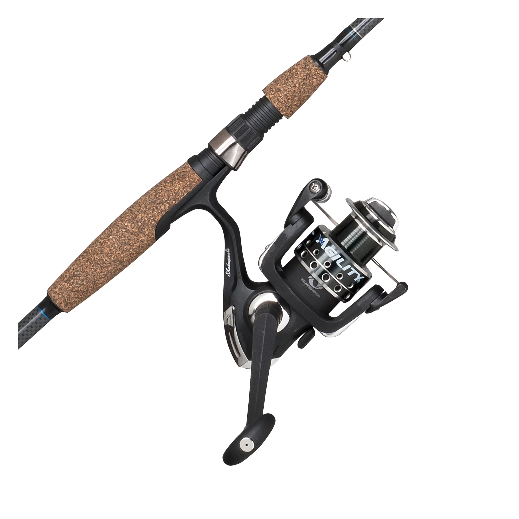 Shakespeare Agility Spinning Reel and Fishing Rod Combo - Womvr