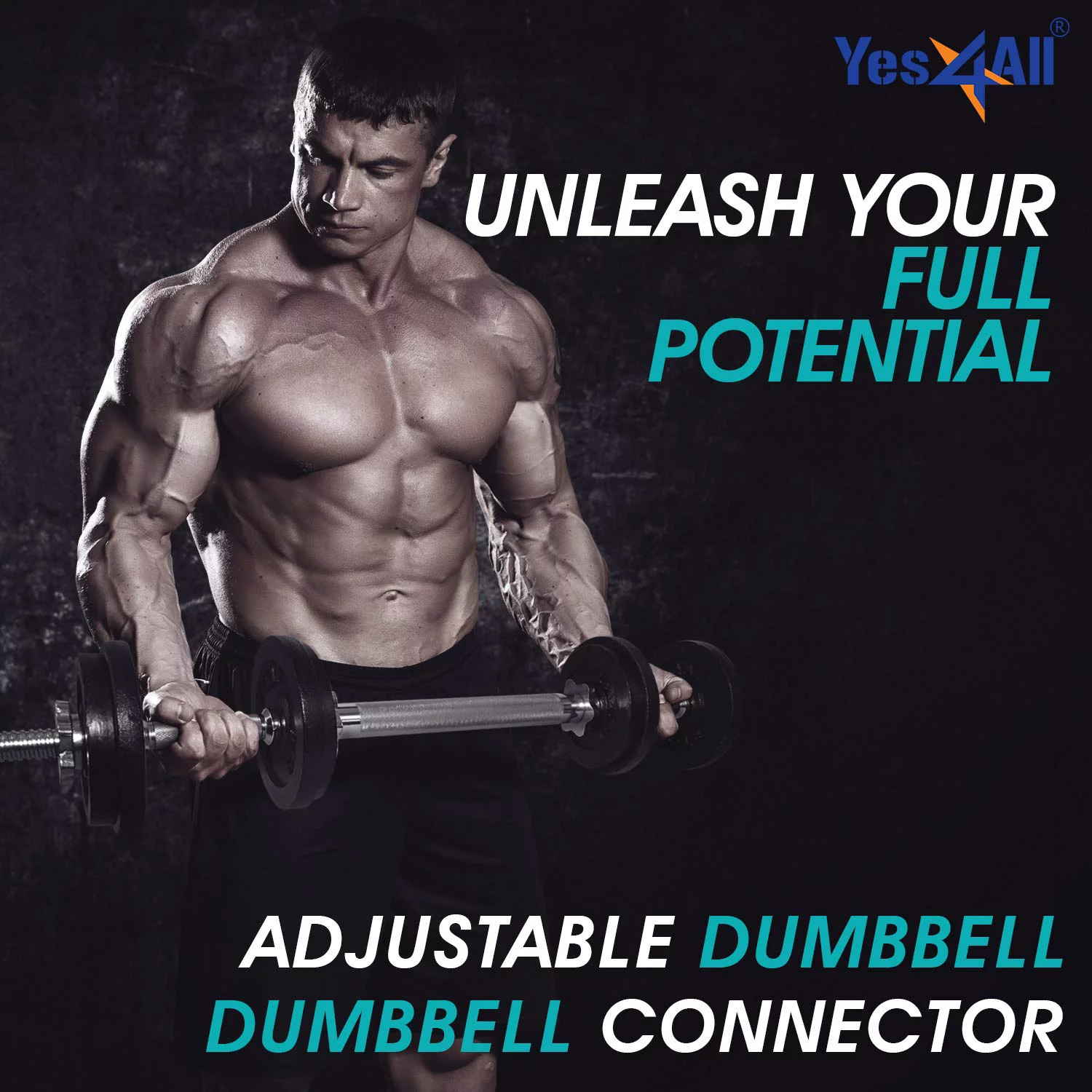 Dumbbell Adjustable 60lbs + Connector - Womvr