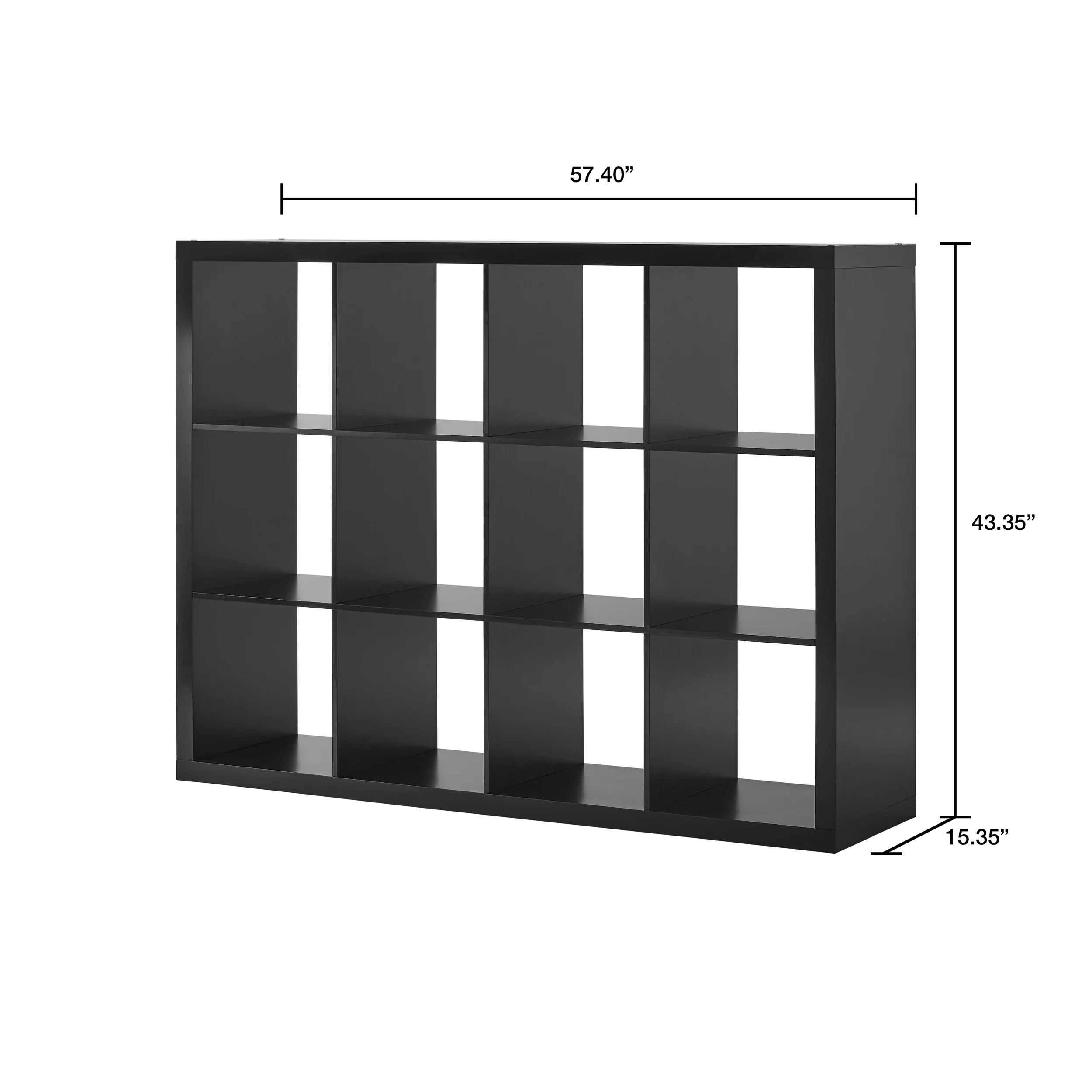 Better Homes & Gardens 12-Cube Storage Organizer, Natural - Womvr
