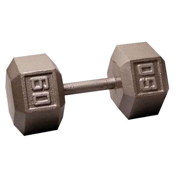 Body-Solid Cast Iron Hex Dumbbells, from 1 to 100 lb. 80 lb. - Womvr