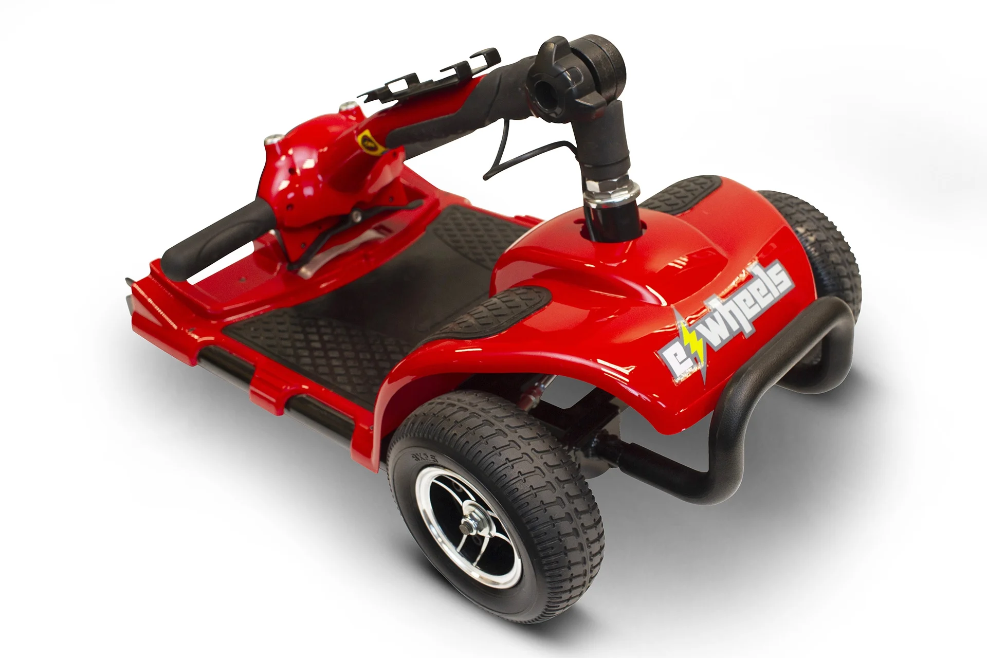 Deluxe Portable Long Range Electric Mobility Scooter, Easy Collapsible 300lbs Weight Capacity Travel Scooter Blue - Womvr