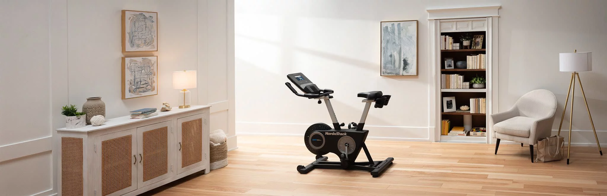 NordicTrack Studio Bike with 7” Smart HD Touchscreen and 30-Day iFIT Family Membership - Womvr