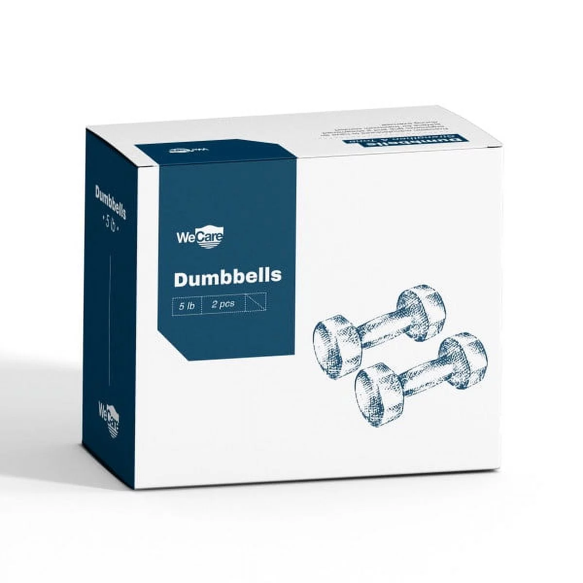 WeCare Fitness, 15lb Neoprene Dumbbell, Pair - Black - Womvr