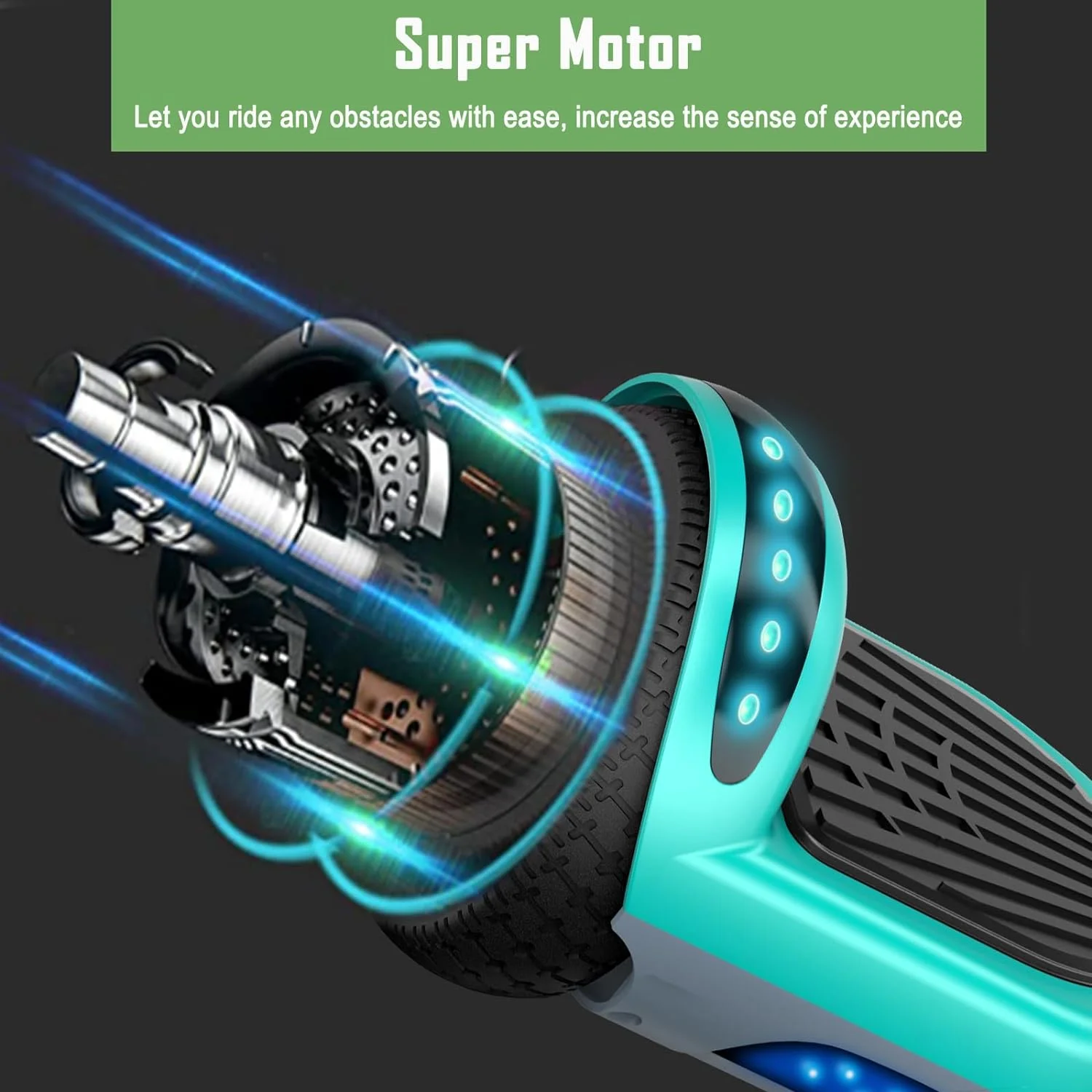 JOLEGE Hoverboard Go Kart Combo, 6.5