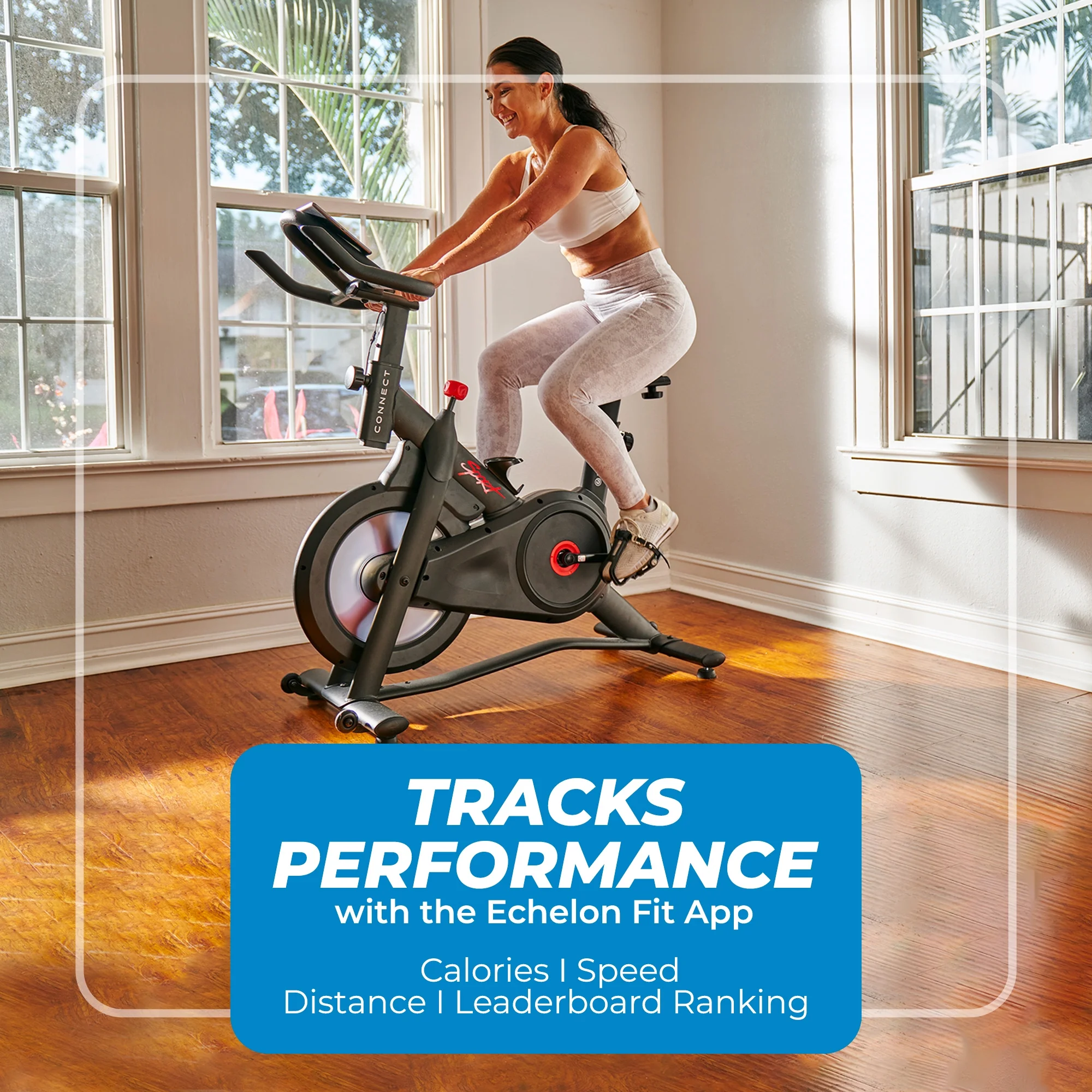 Echelon Connect Sport Indoor Cycling Exercise Bike + 30-Day Free Membership Trial - Womvr