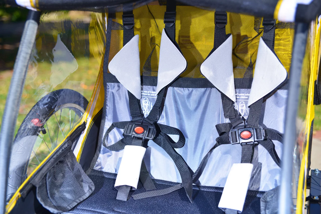 Allen Sports Deluxe Steel 2-Child Bicycle Trailer and Stroller, S2 - Womvr