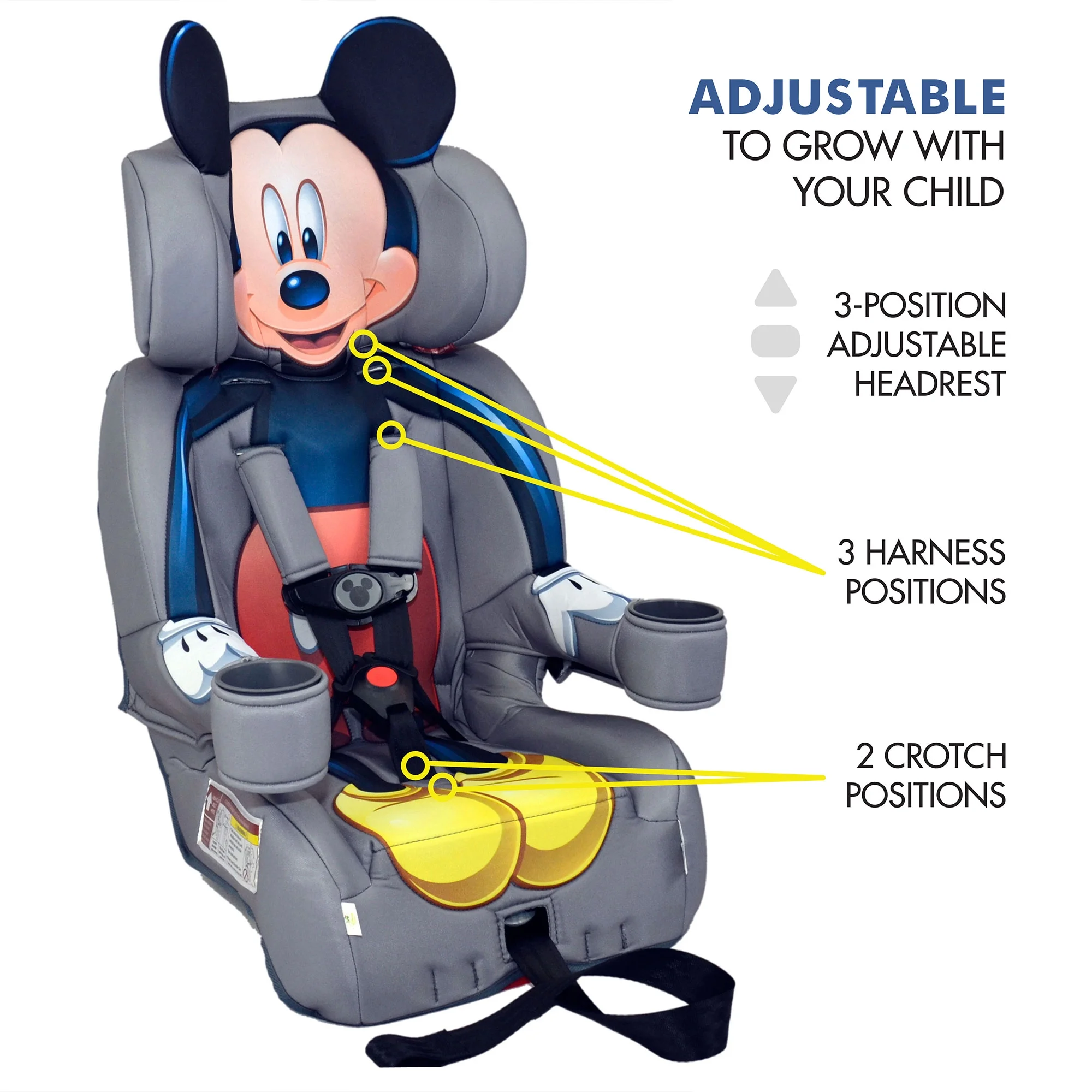 KidsEmbrace Combination Harness Booster Car Seat, Astronaut - Womvr