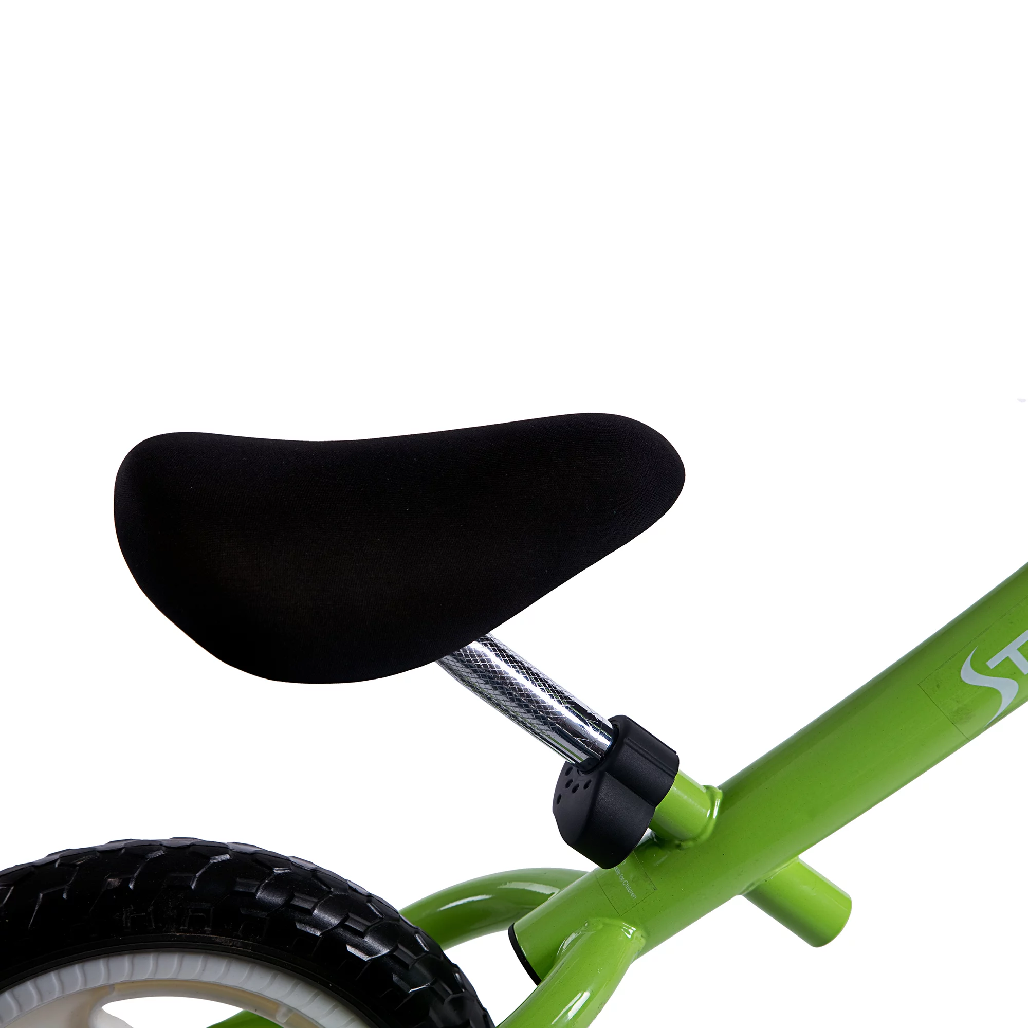 WonkaWoo Ride and Glide Mini-Cycle Balance Bike, Green, 12