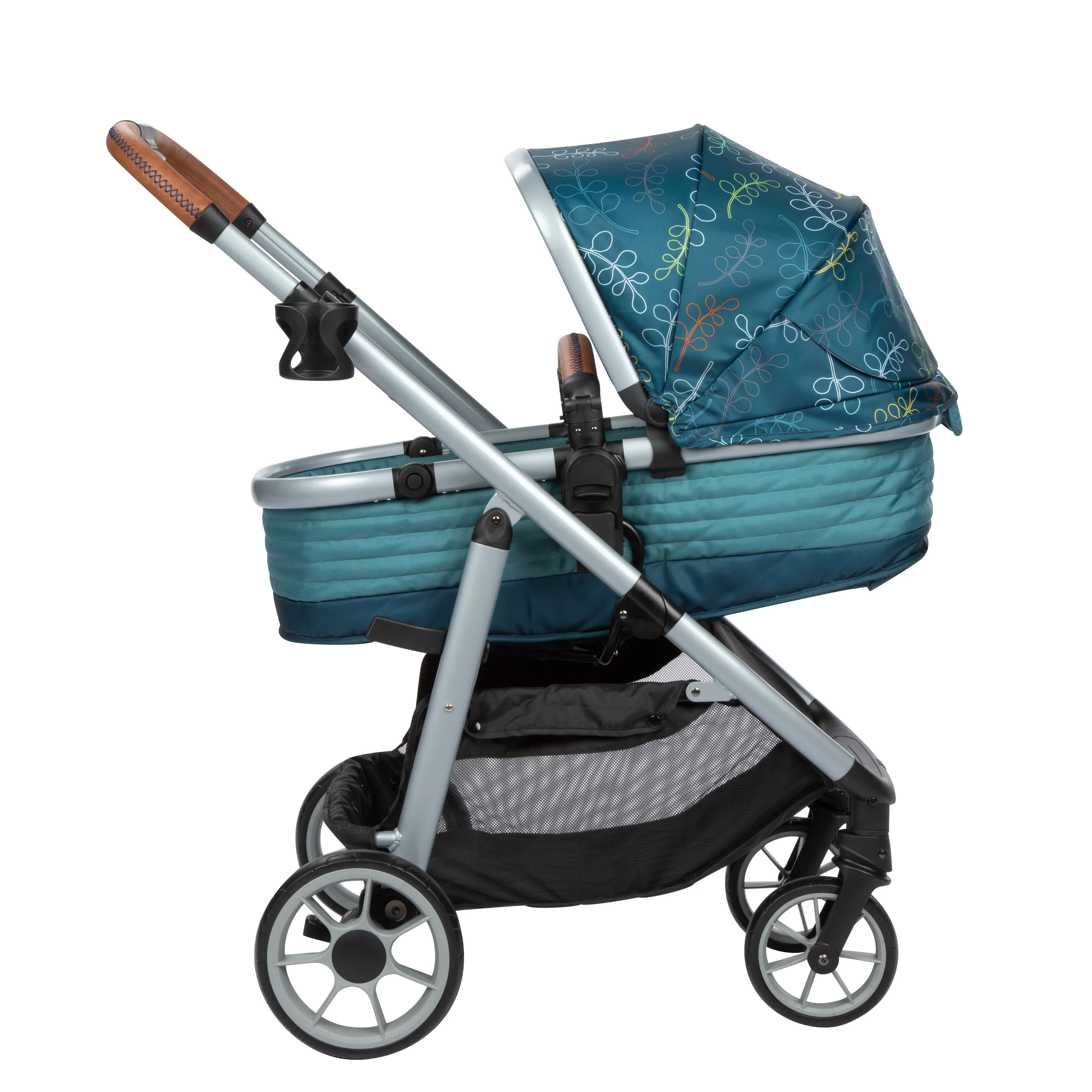 Monbebe Lynx 6 in 1 Modular Travel System Stroller and Infant Car Seat, Leaf - Womvr