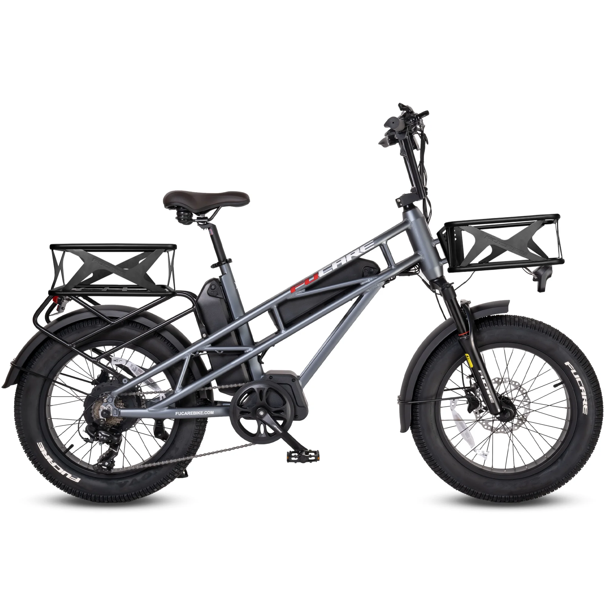 Fucare Electric Bike Gemini X for Adults 20x4.0 Fat Tire, 48V 30Ah Battery E-Bike - Womvr