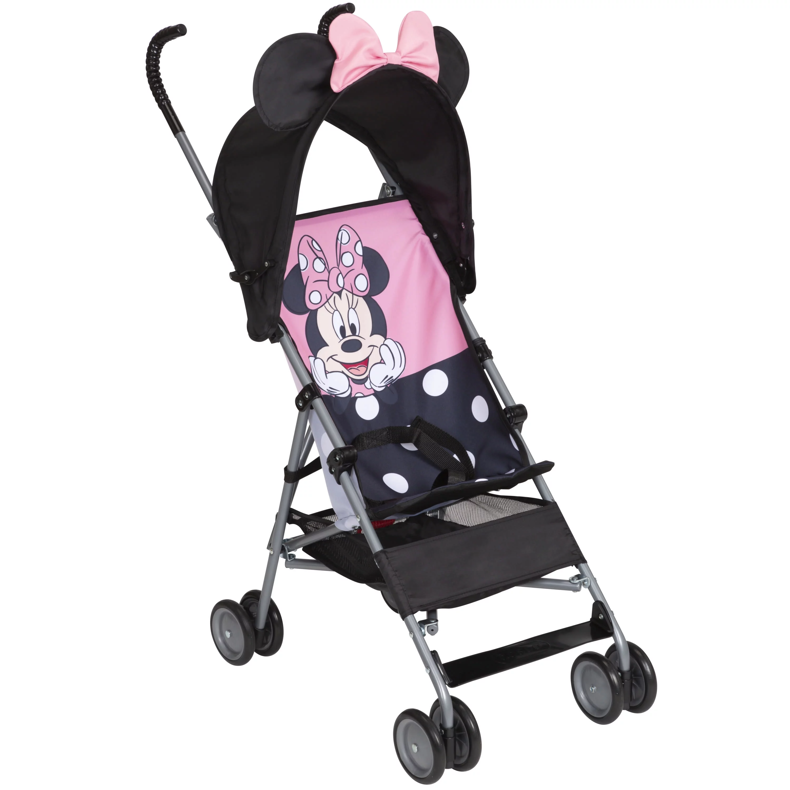 Disney Baby Comfort Height Character Umbrella Stroller with Basket, Modern Minnie - Womvr