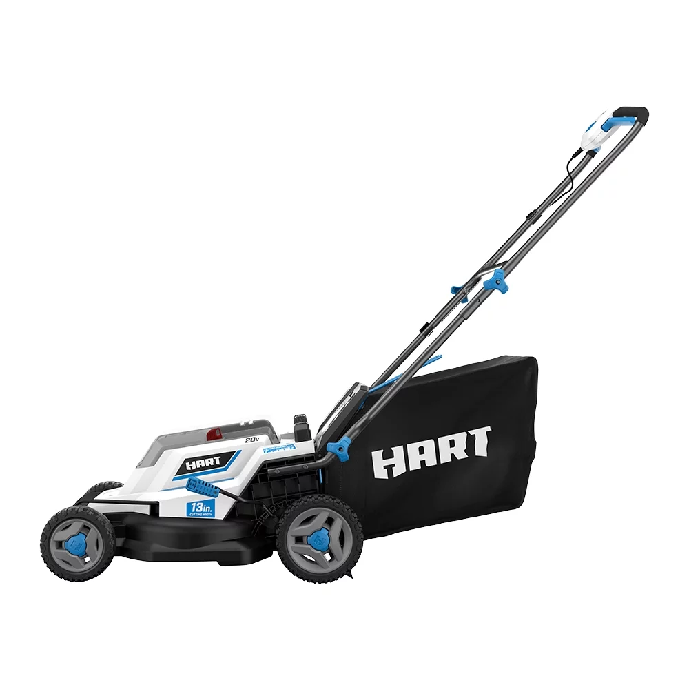 HART 20-Volt 13-inch Push Mower Kit, (1) 4.0Ah Lithium-Ion Battery - Womvr