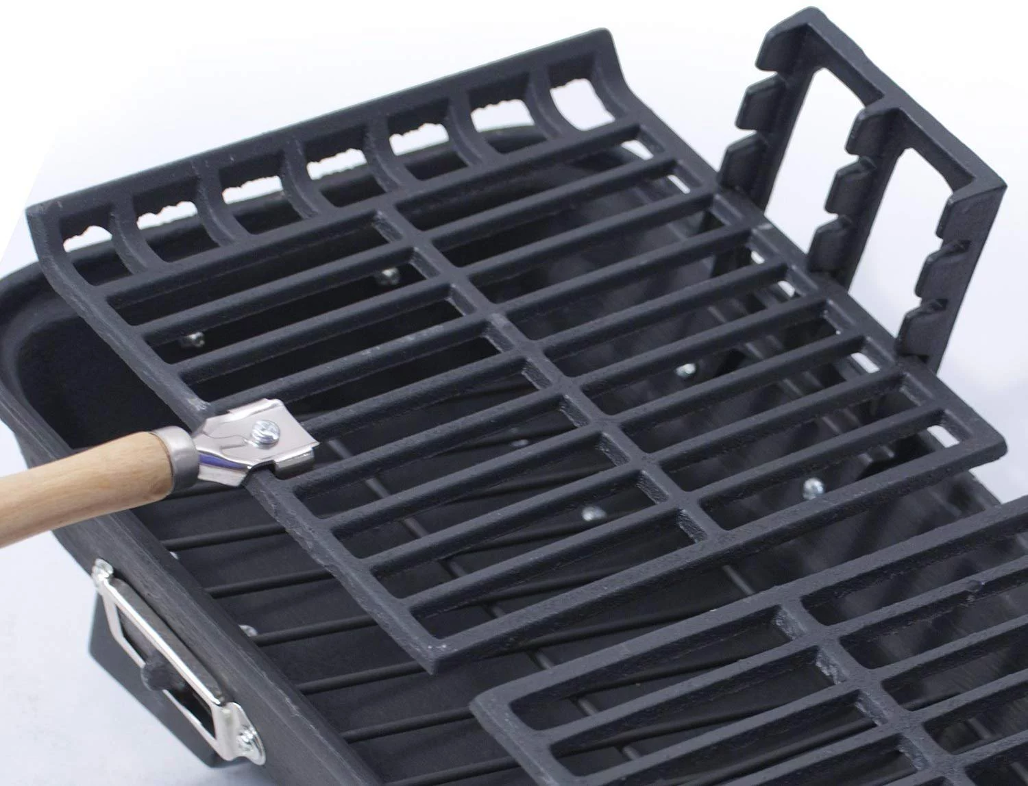 Marsh Allen 30052AMZ Kay Home Product's Cast Iron Hibachi Charcoal Grill, 10 by 18-Inch - Womvr