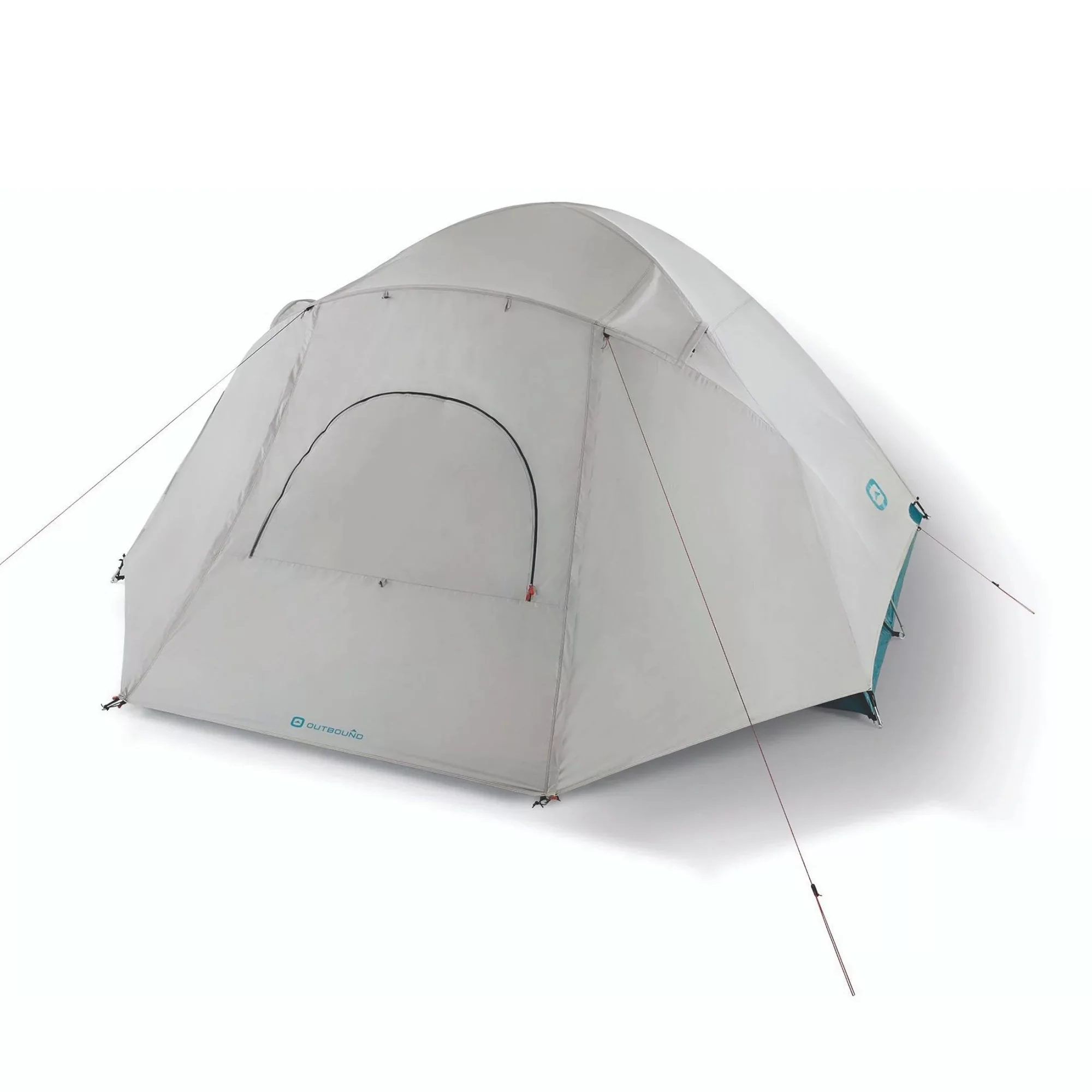 Outbound 8 Person 3 Season Easy Up Dome Tent with Room Divider & Rainfly - Womvr